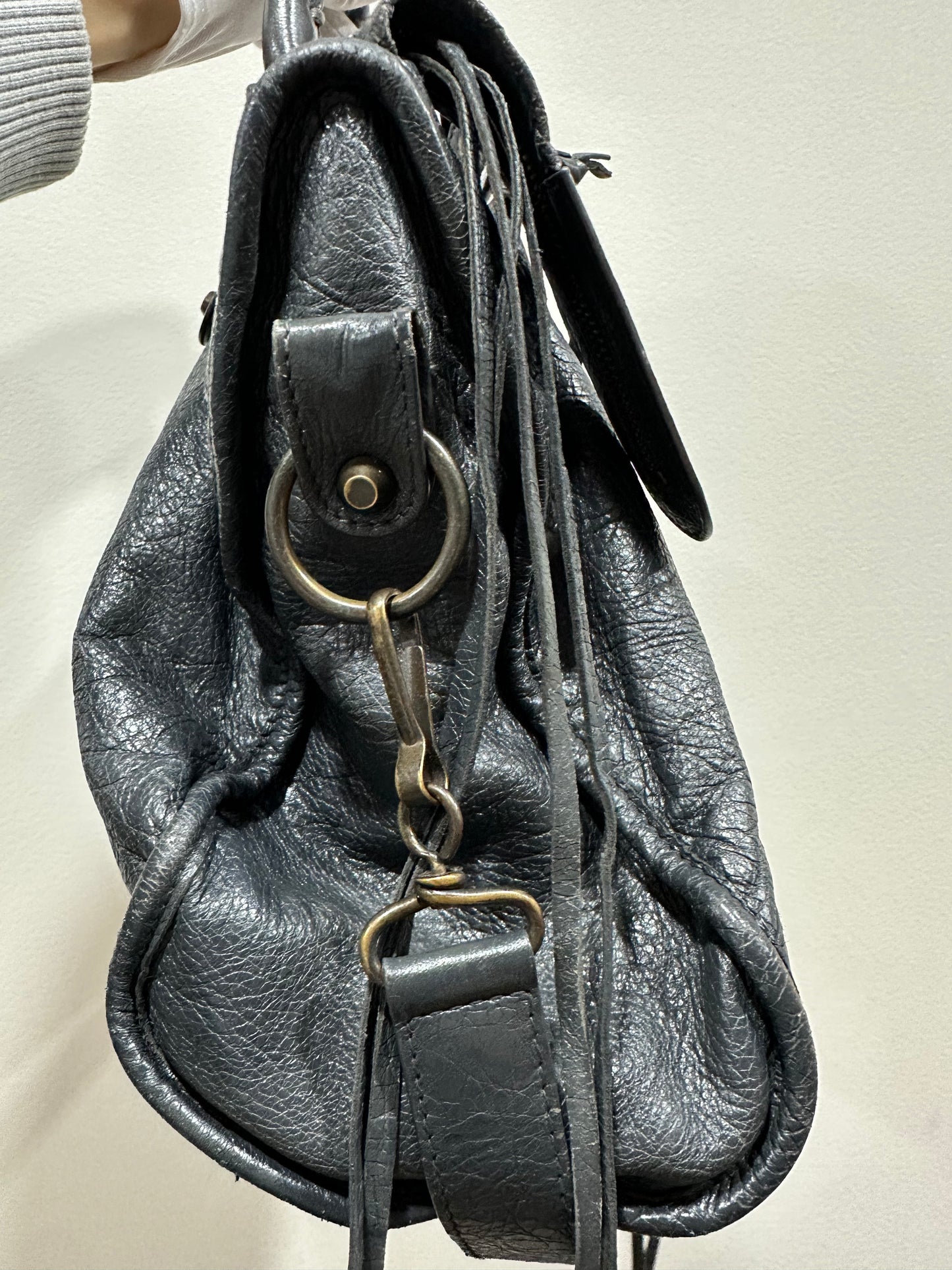BALENCIAGA City Dark black Bag