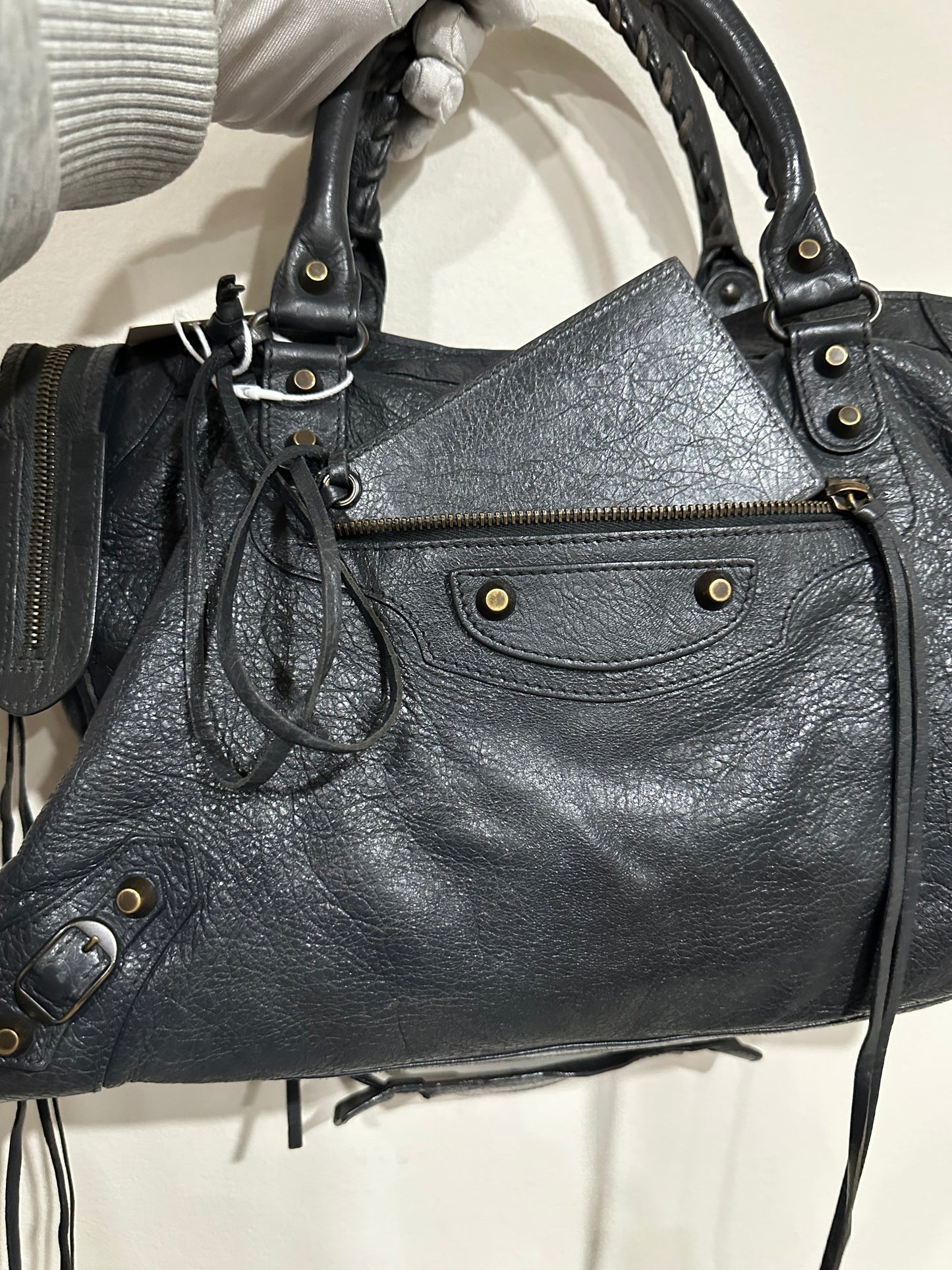 BALENCIAGA City Dark black Bag