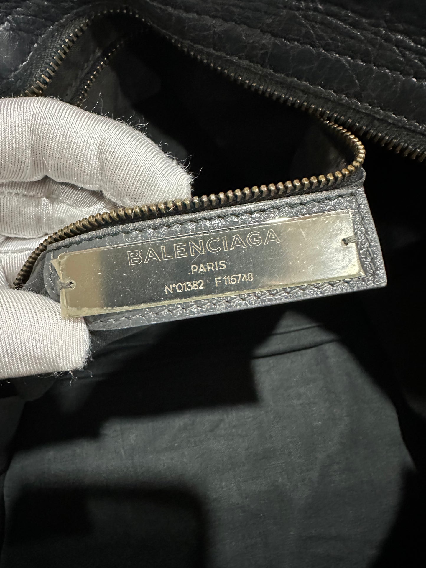 BALENCIAGA City Dark black Bag