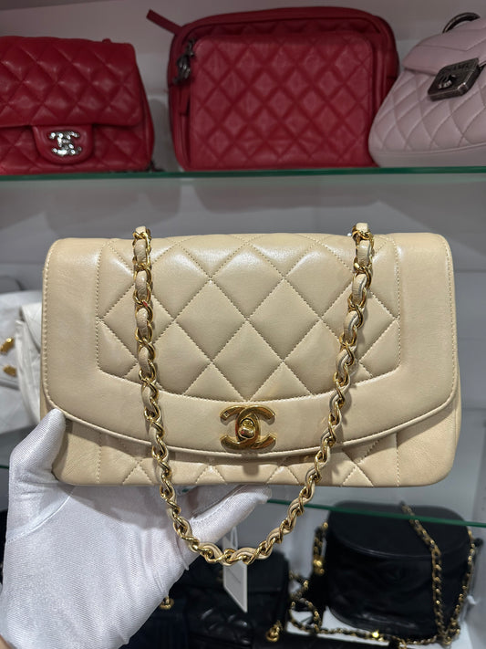 CHANEL Diana Beige