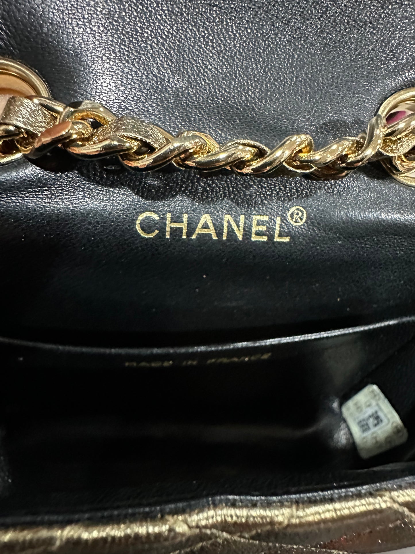 CHANEL MINI BAG gold 1998’s