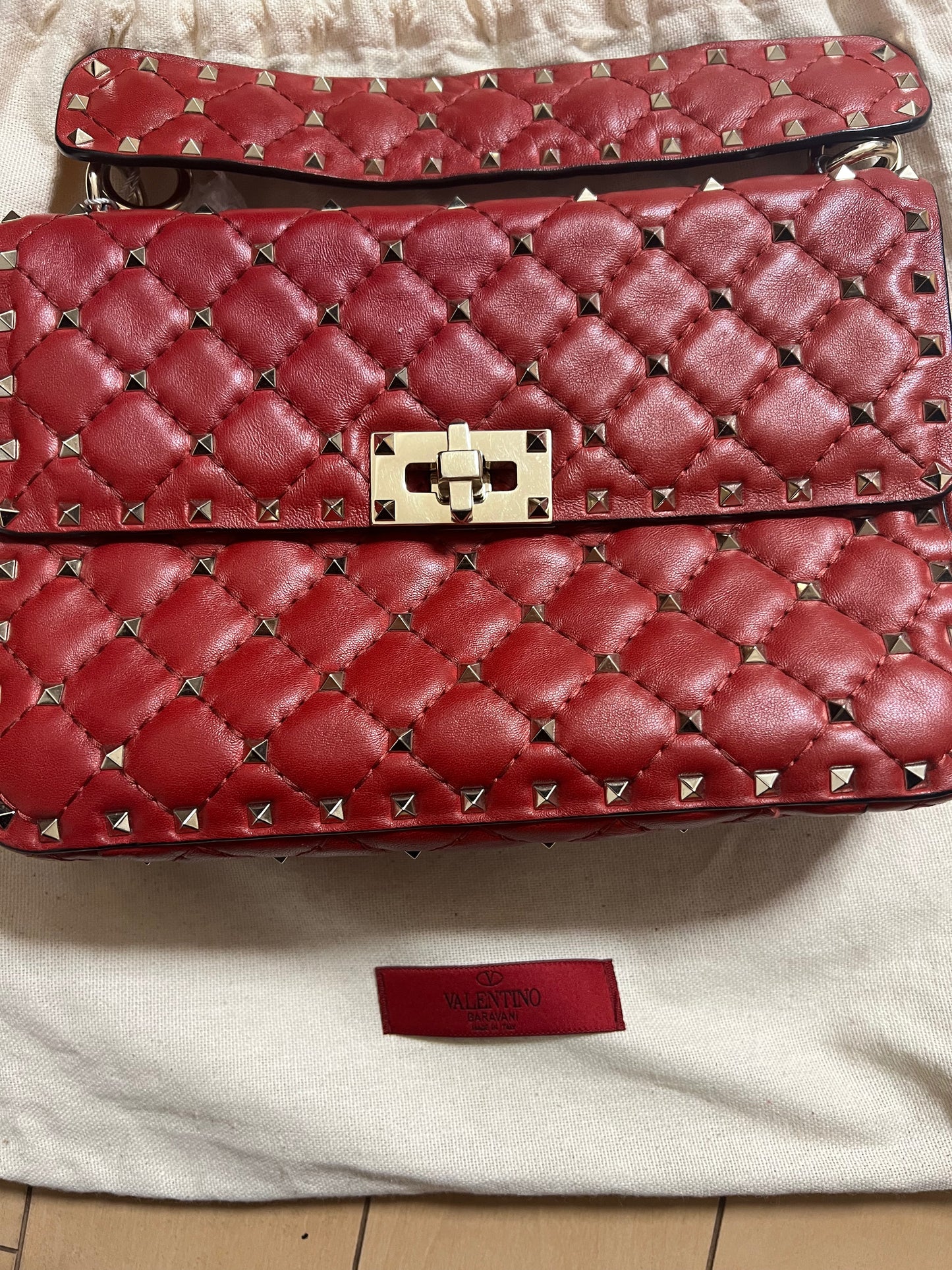 VALENTINO Borsa Grande Rockstud