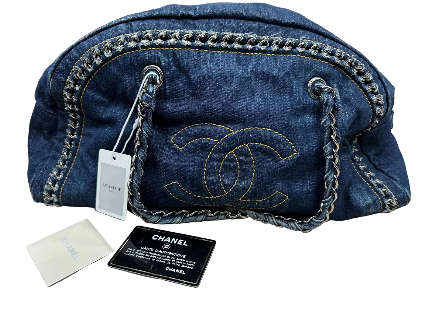 CHANEL DENIM BOSTON