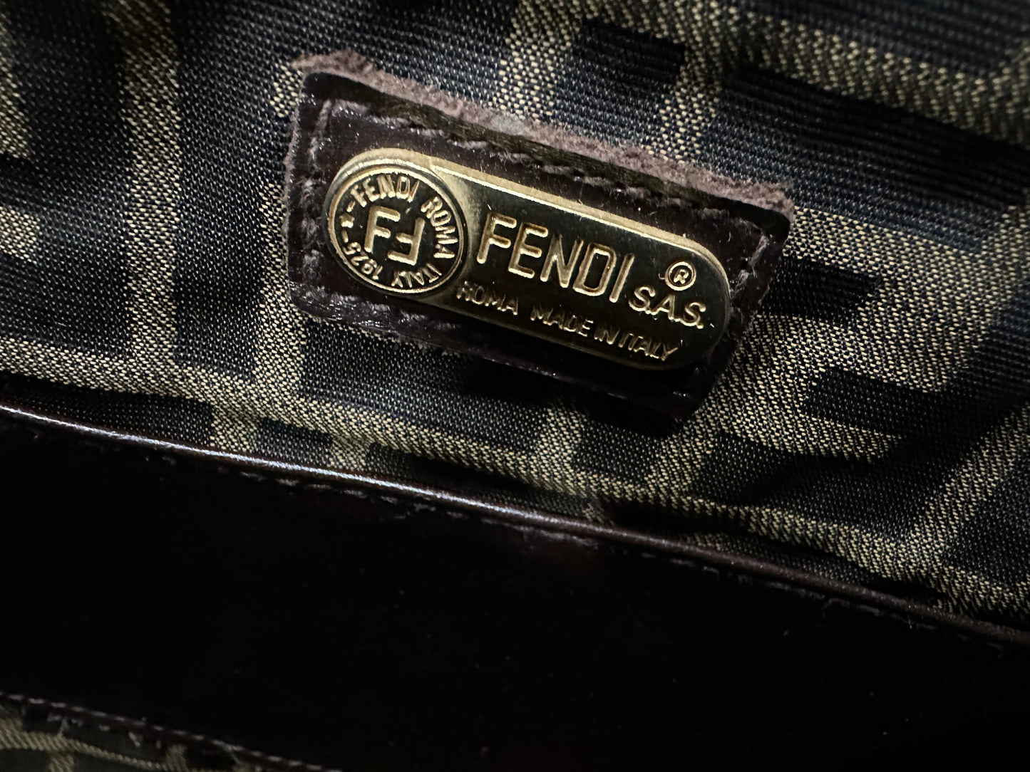 Fendi vintage straw basket bag