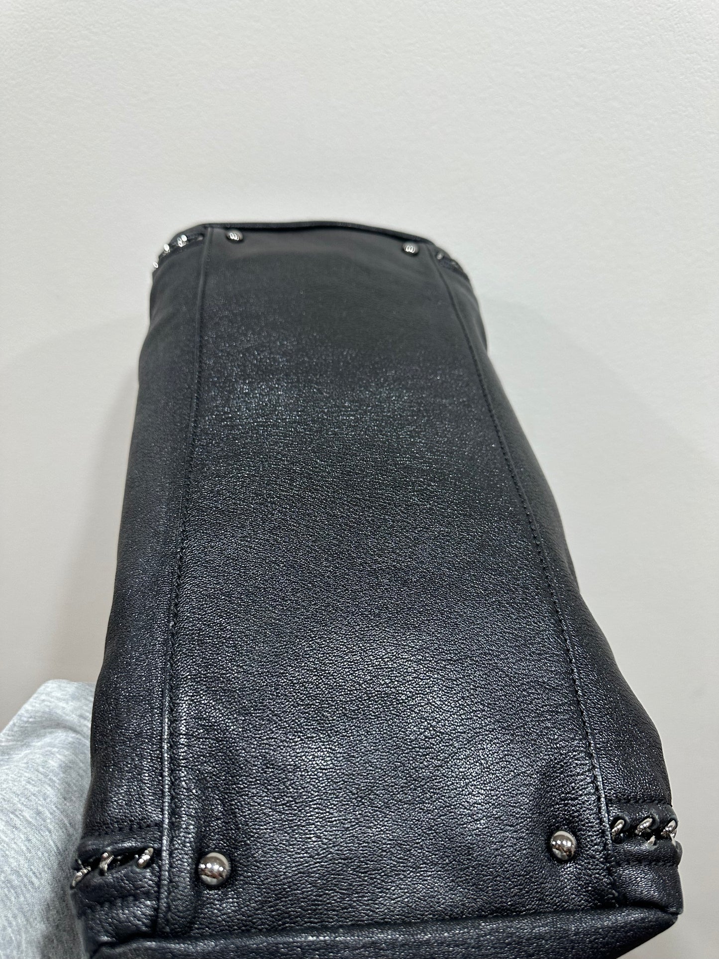 CHANEL leather Boston bag