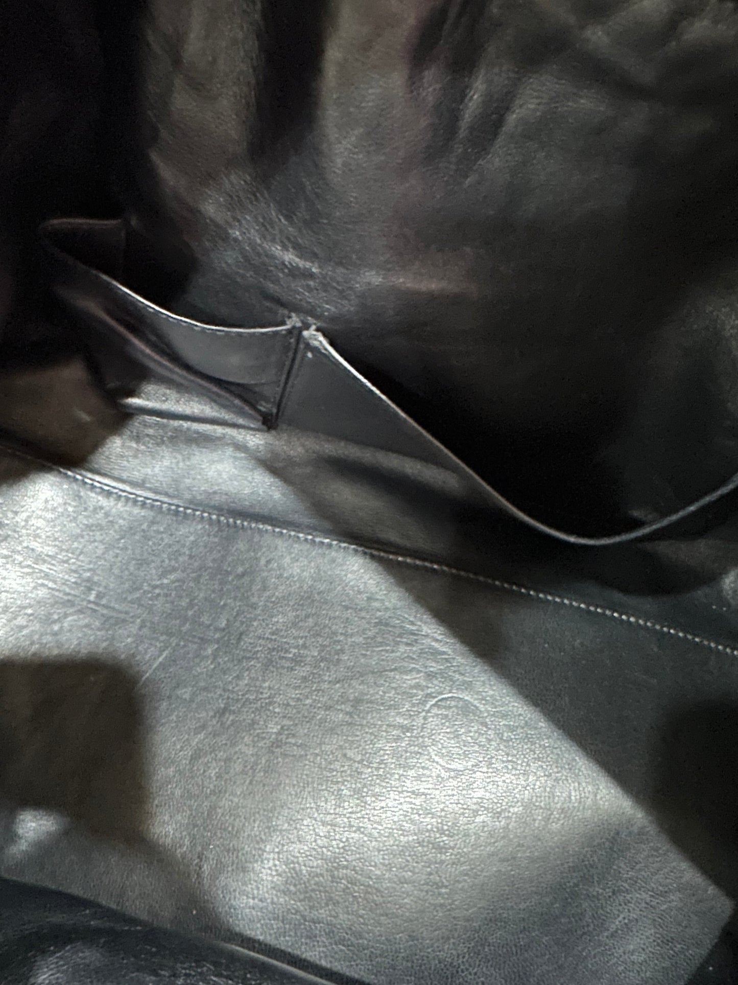 CHANEL leather Boston bag