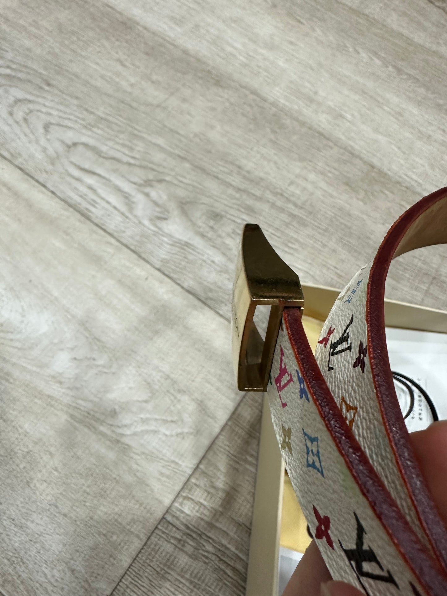 Louis Vuitton belt Murakami