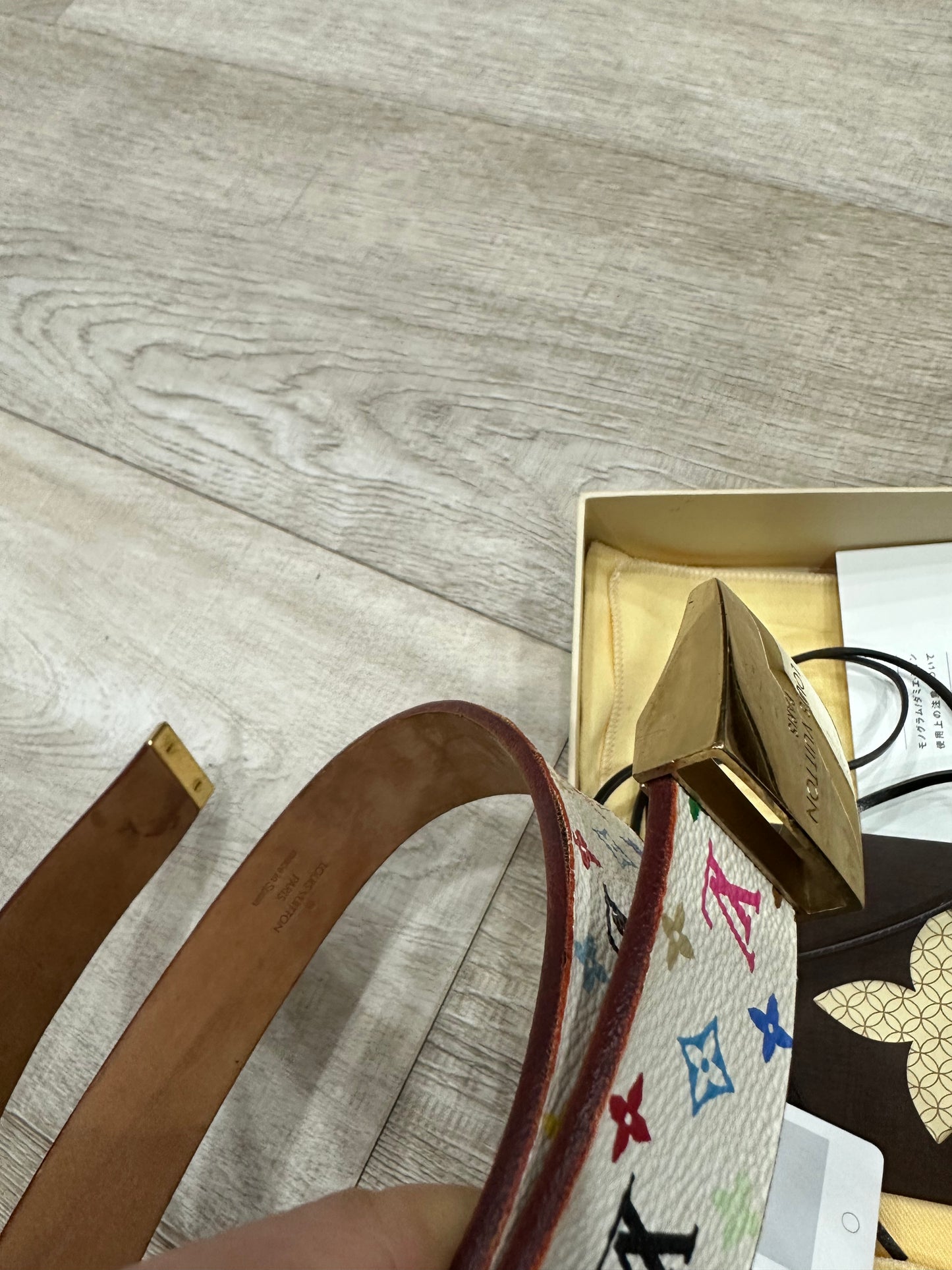 Louis Vuitton belt Murakami