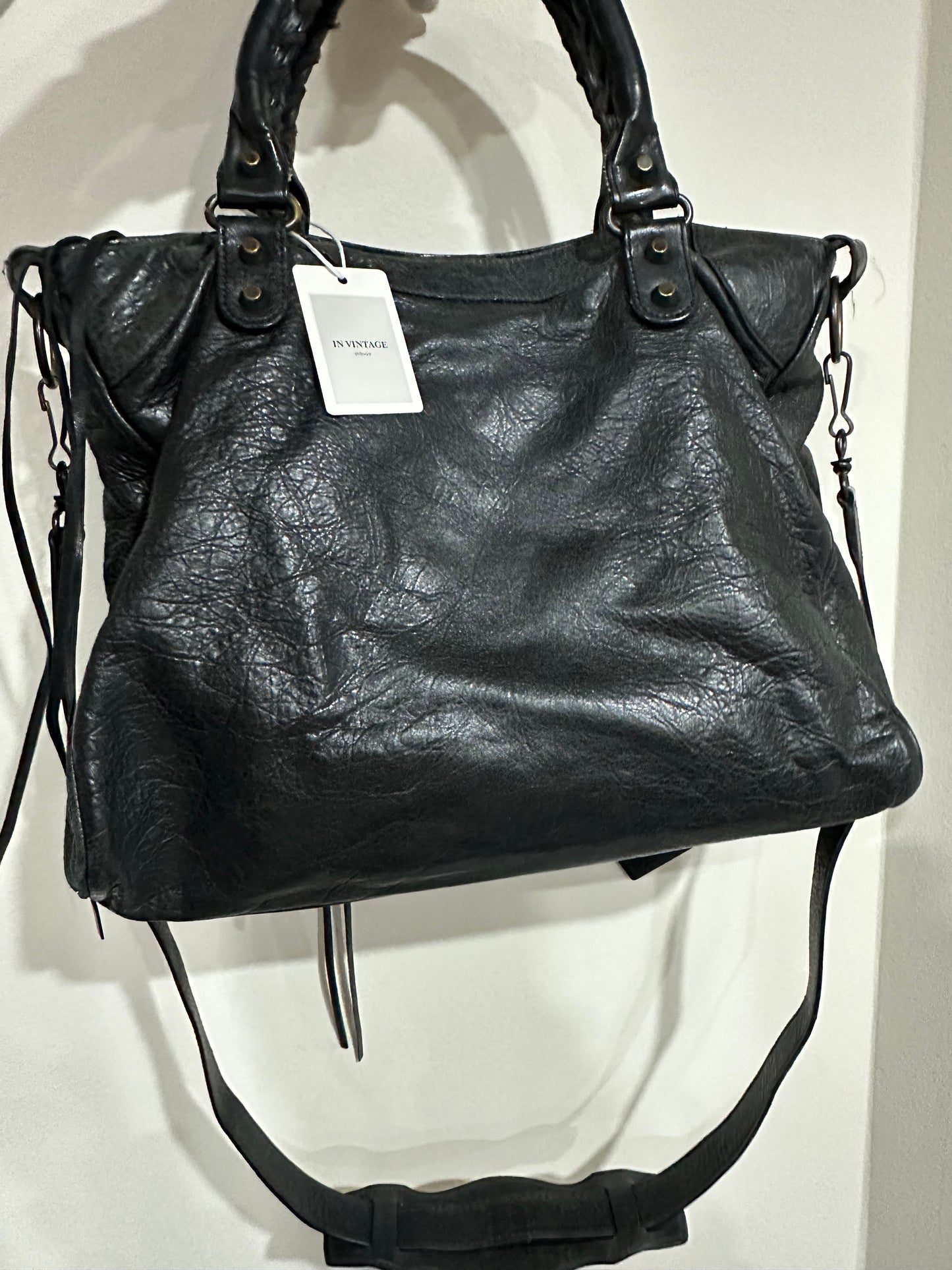 Balenciaga city bag long strap