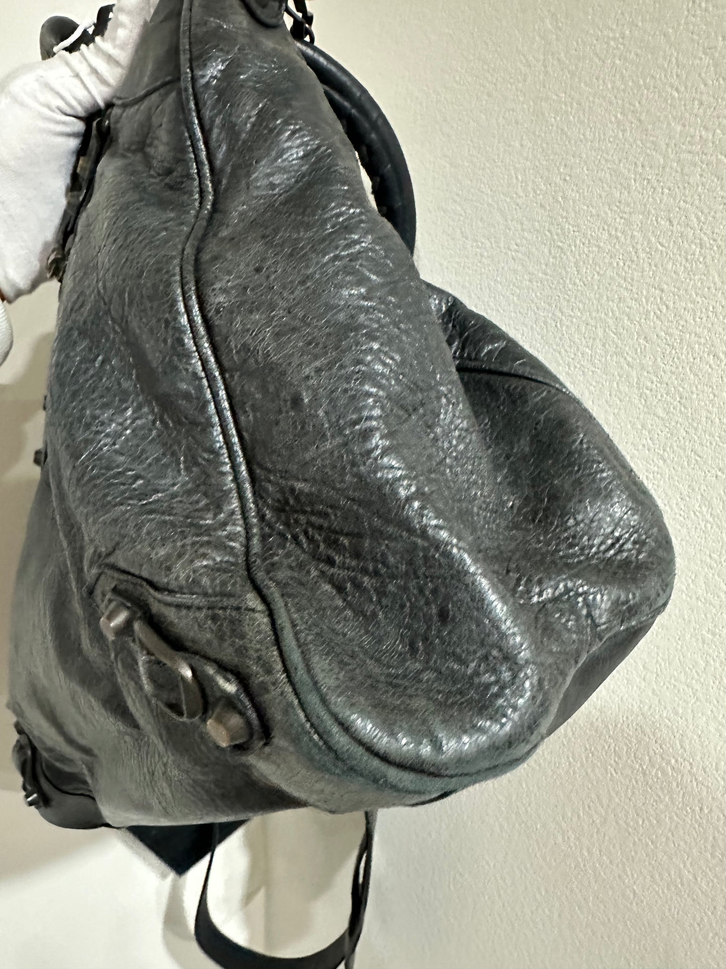 Balenciaga city bag long strap