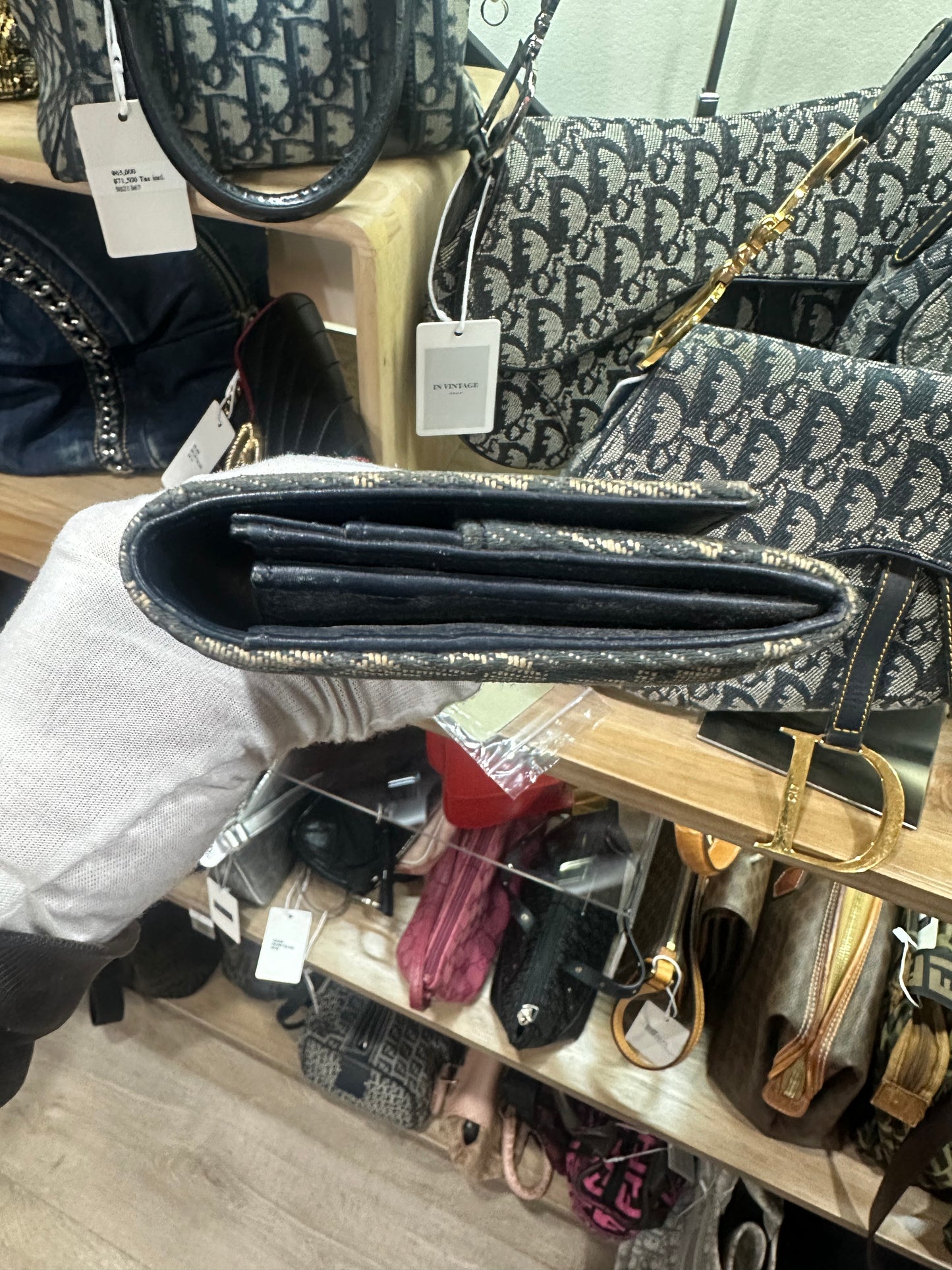 Christian Dior trotter wallet