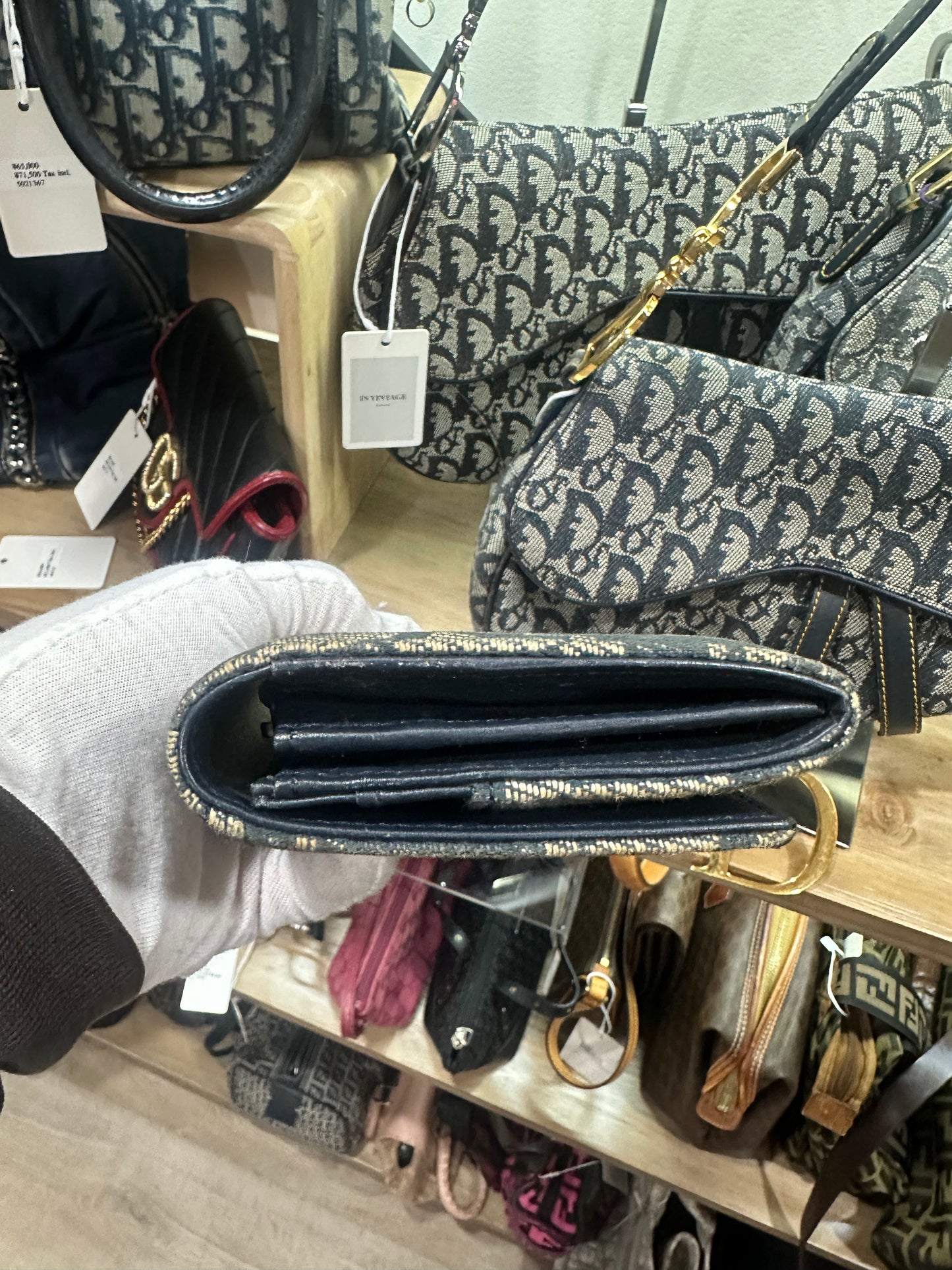 Christian Dior trotter wallet