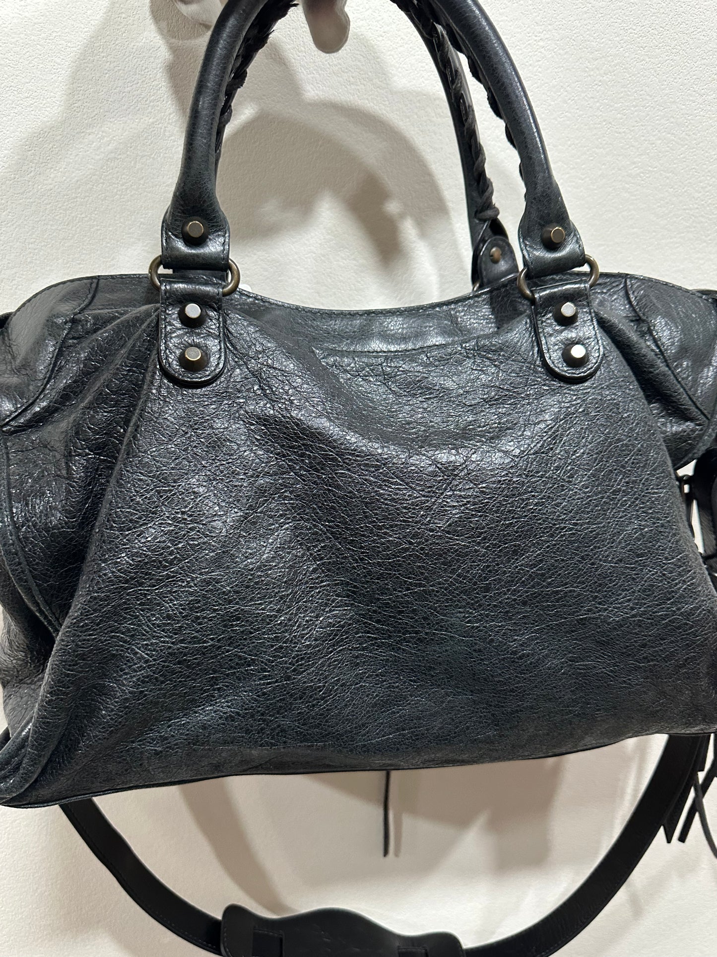 Balenciaga black city bag