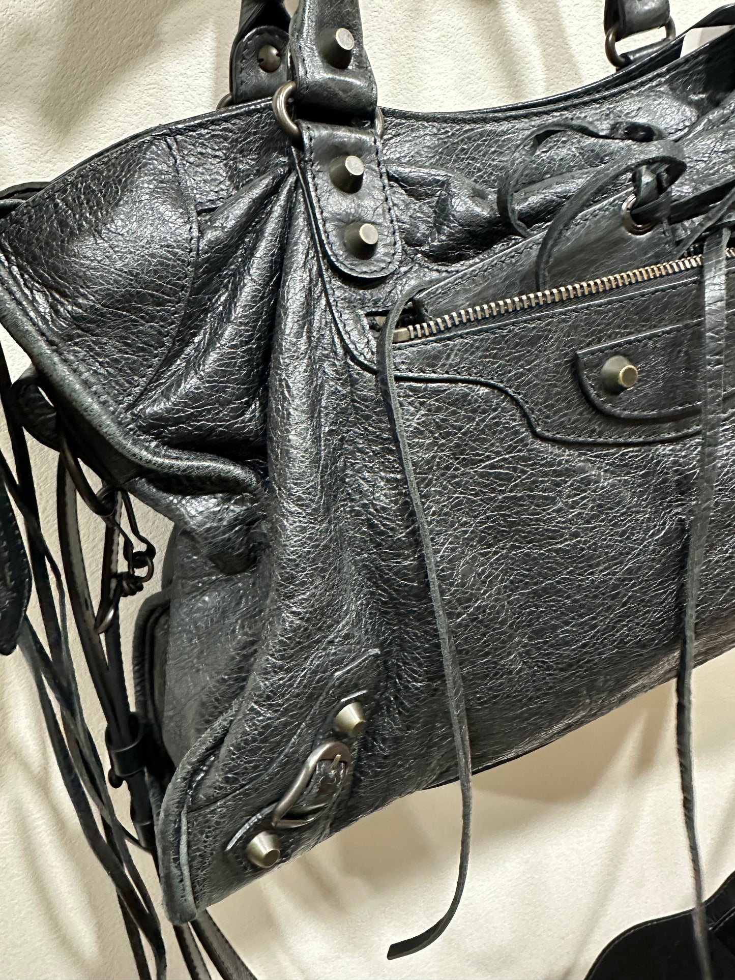 Balenciaga black city bag