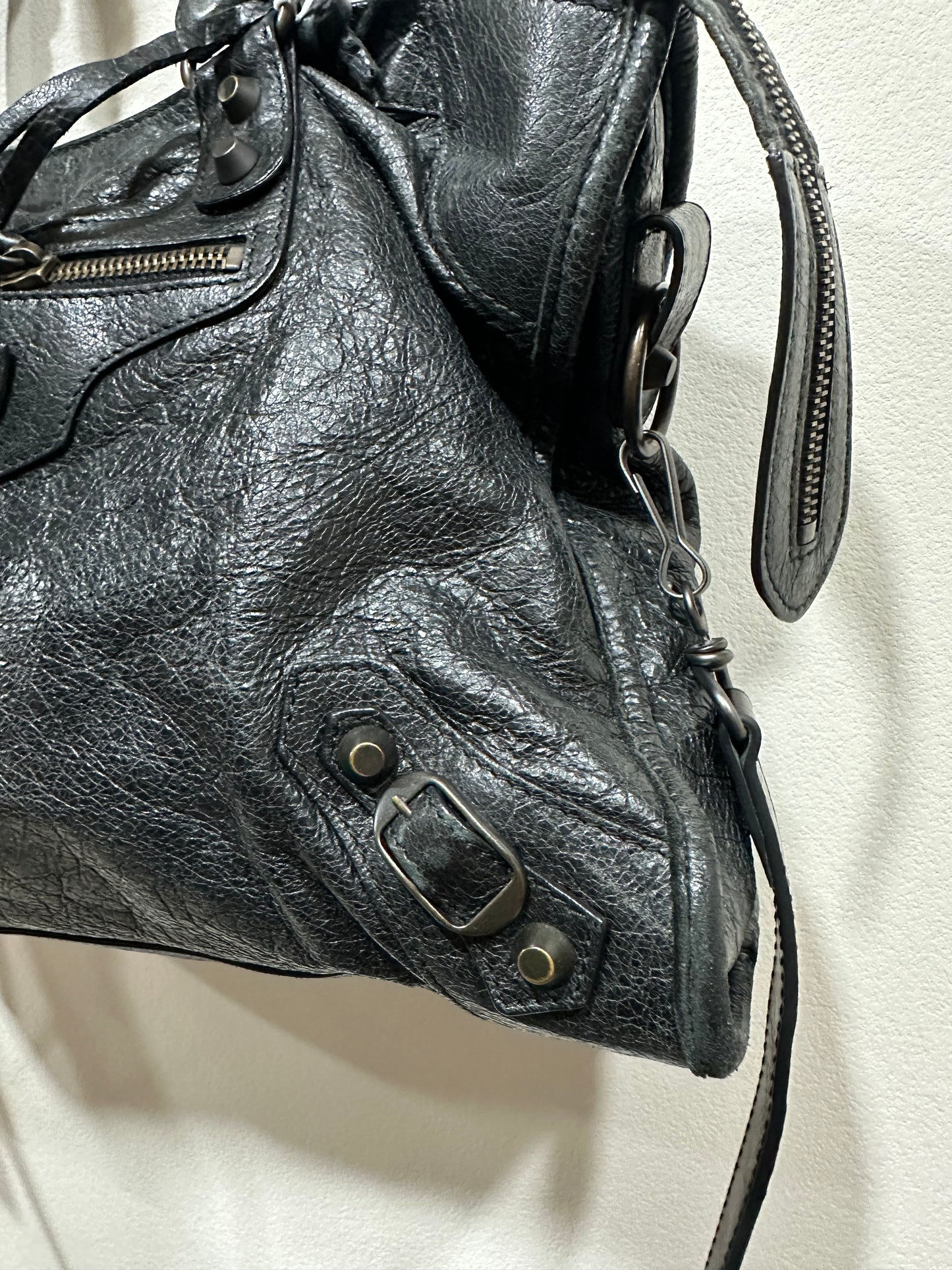 Balenciaga black city bag