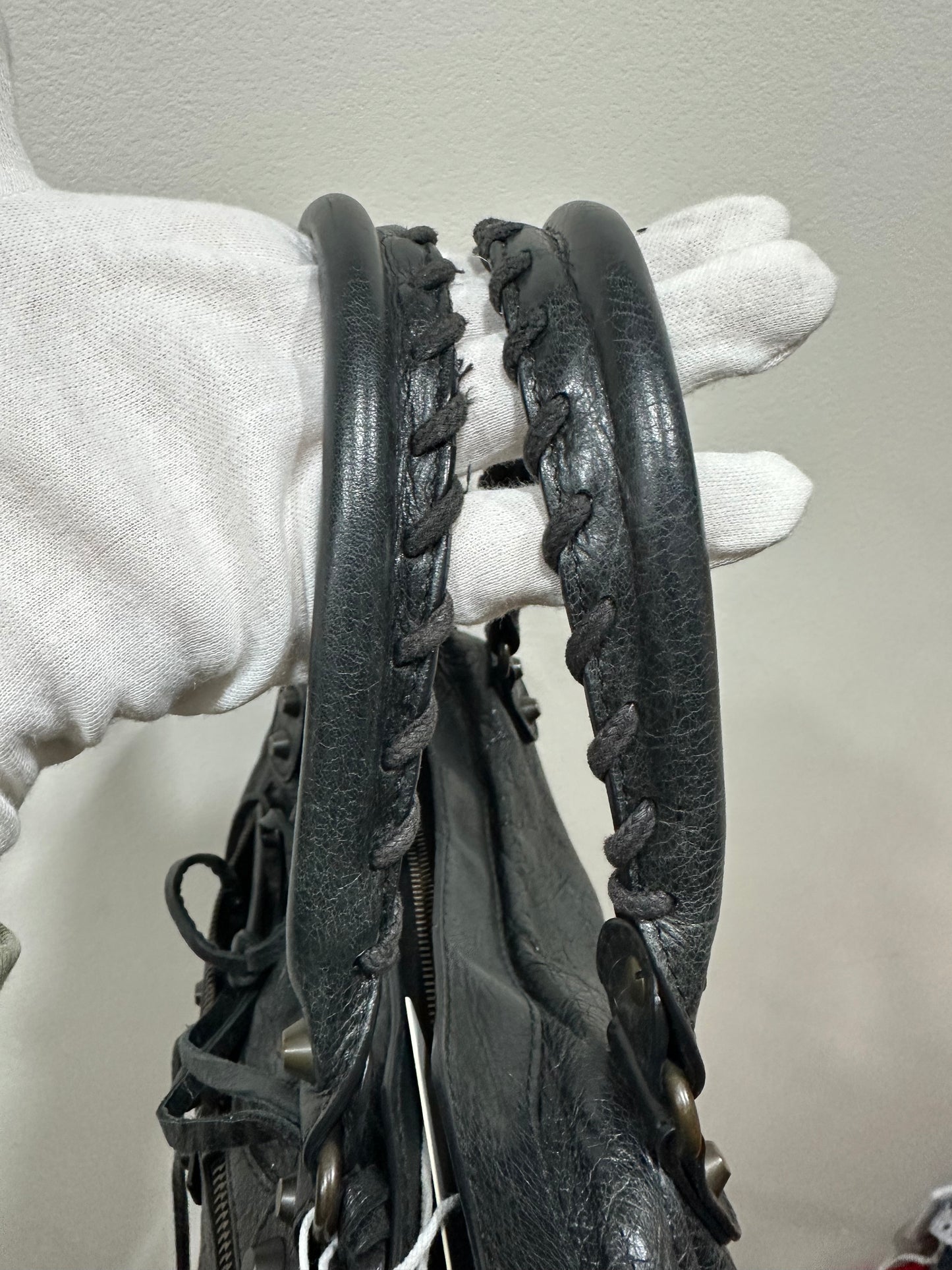 Balenciaga black city bag