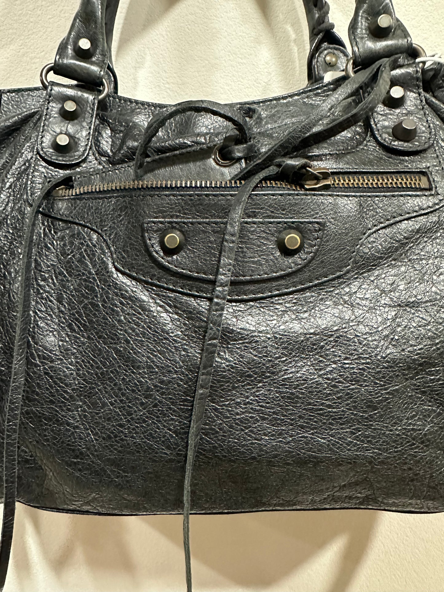 Balenciaga black city bag