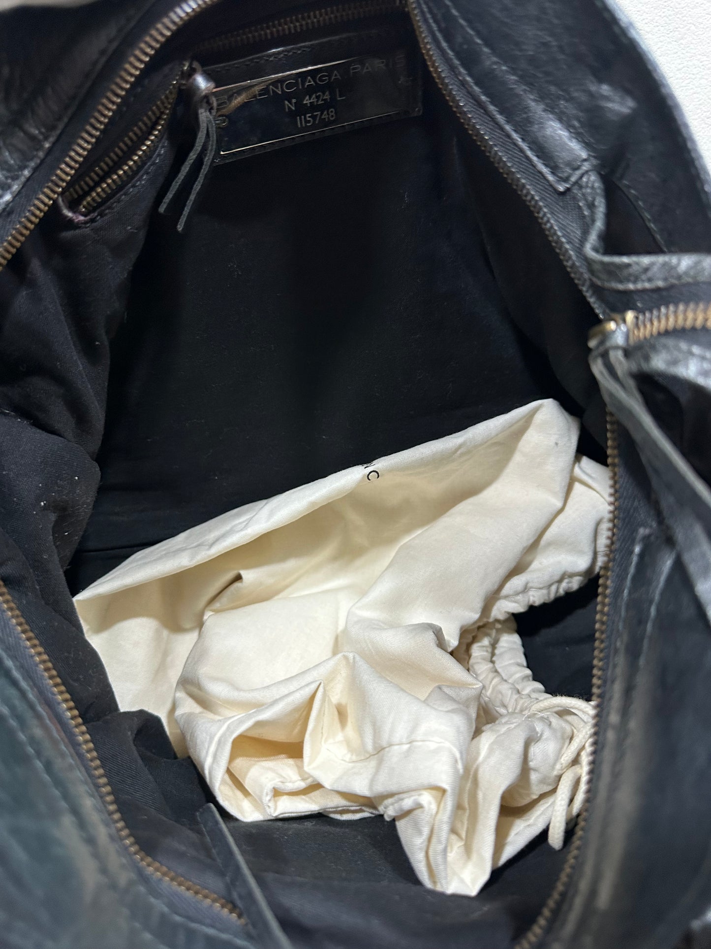 Balenciaga black city bag