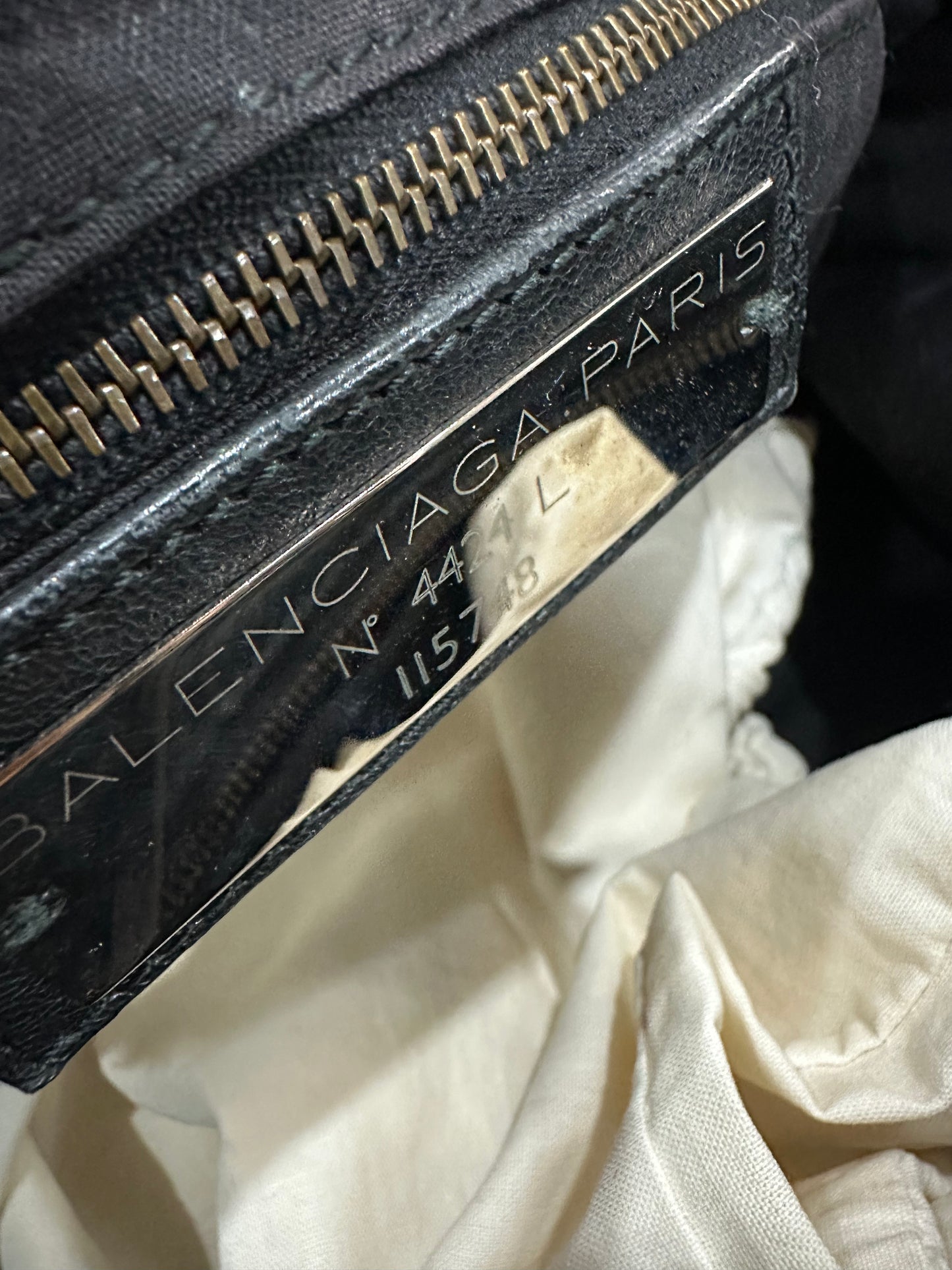Balenciaga black city bag
