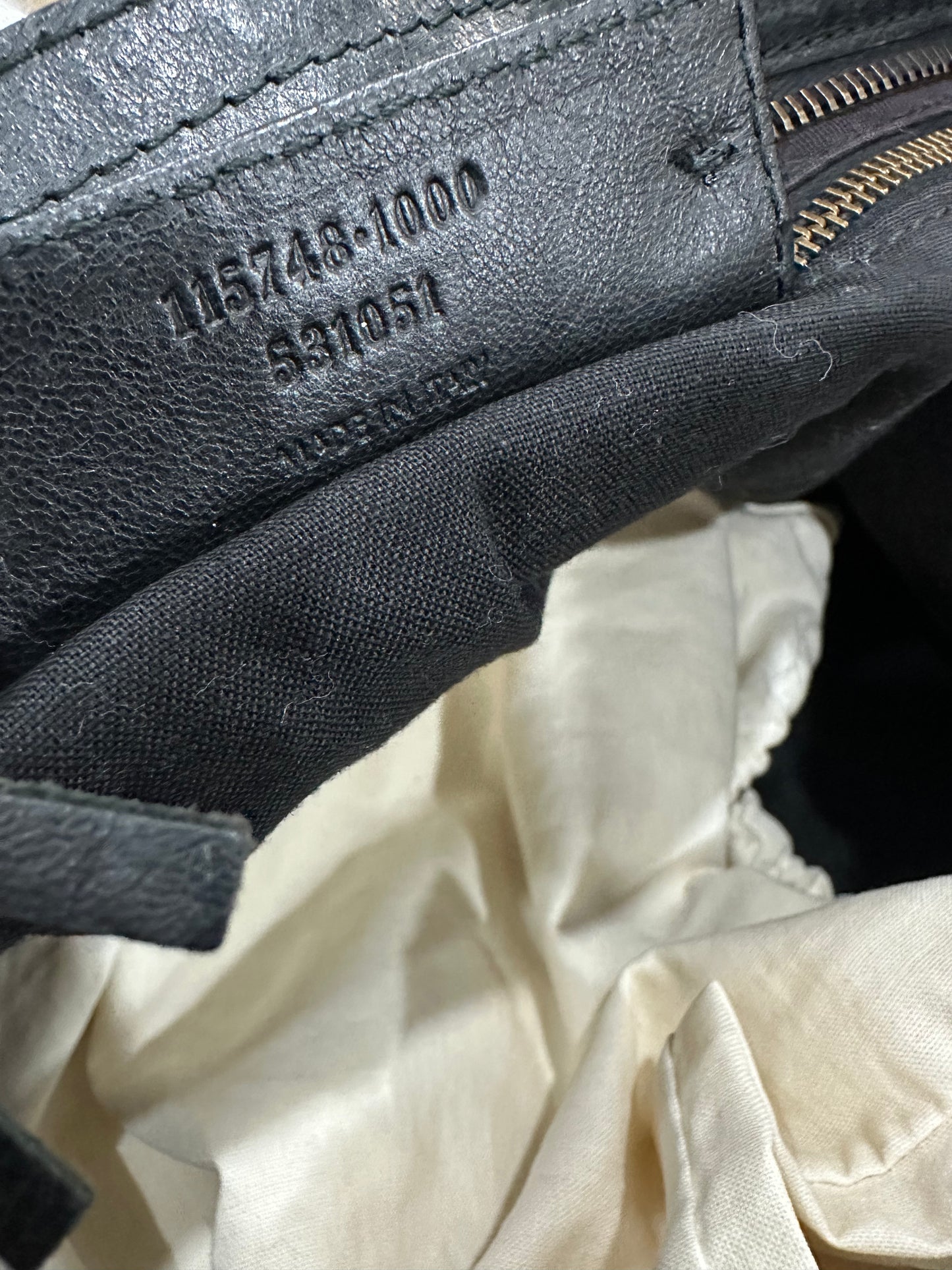 Balenciaga black city bag