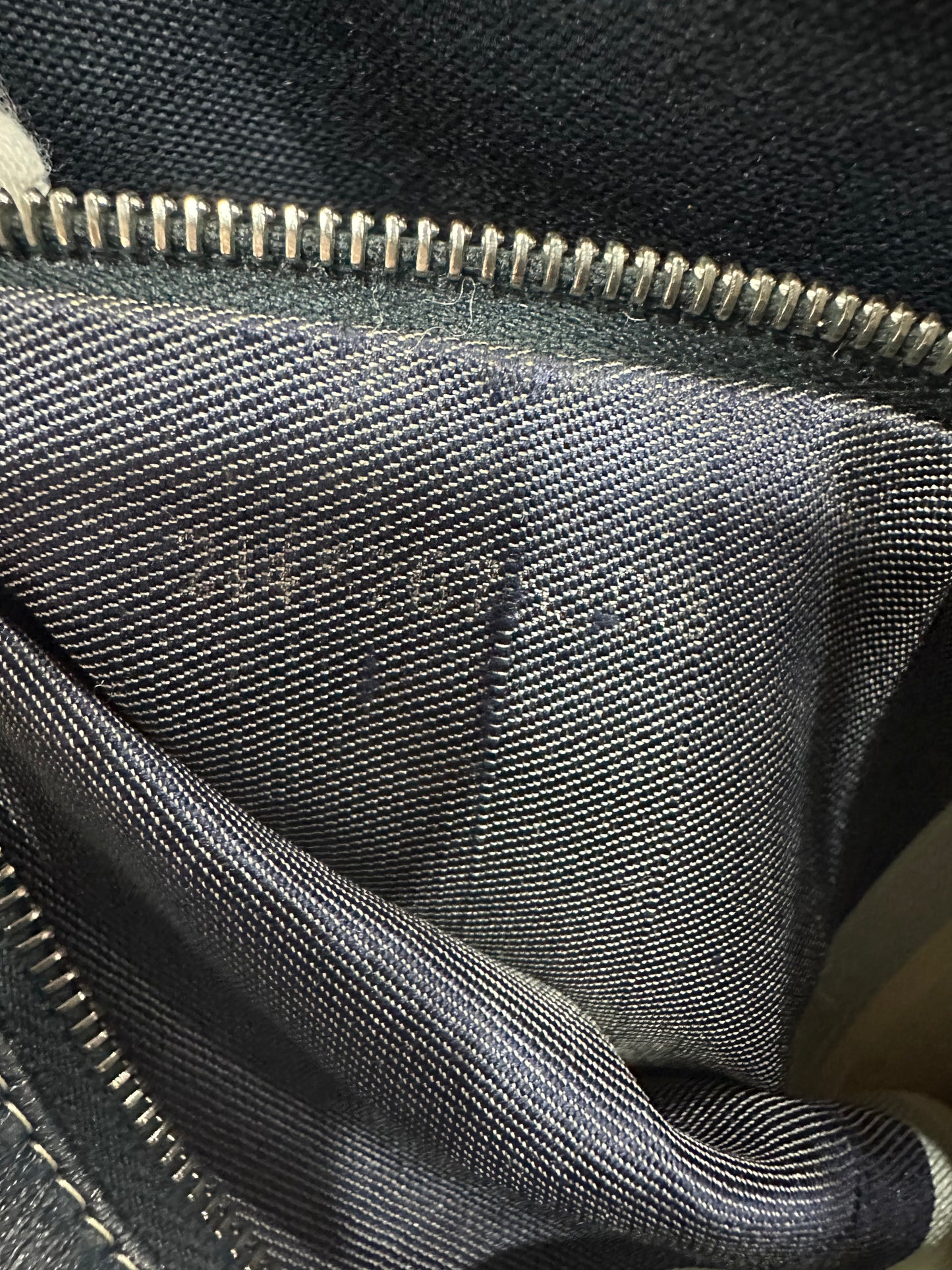 FENDI Mamma canvas navy bag