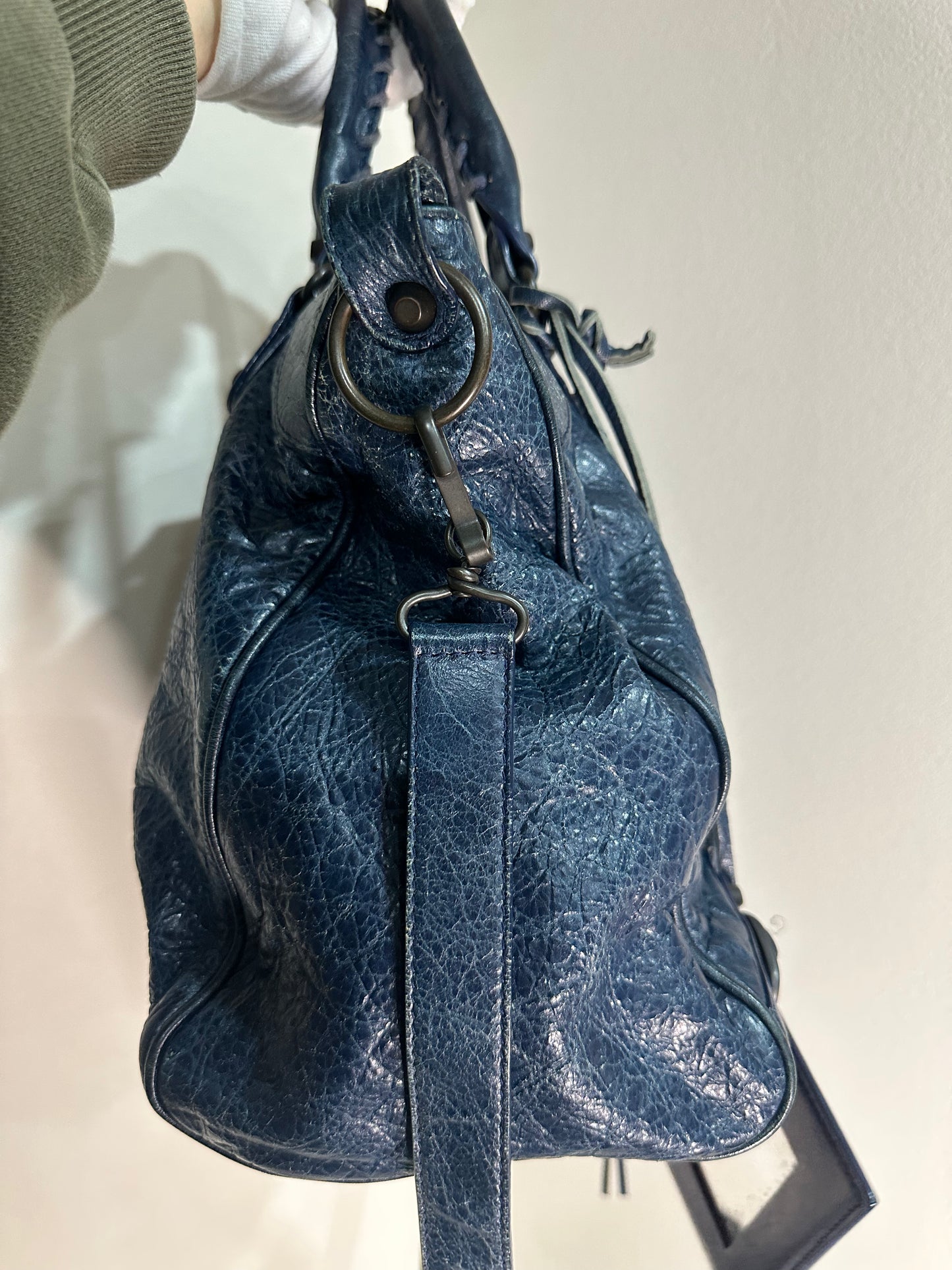 Balenciaga city bag long strap