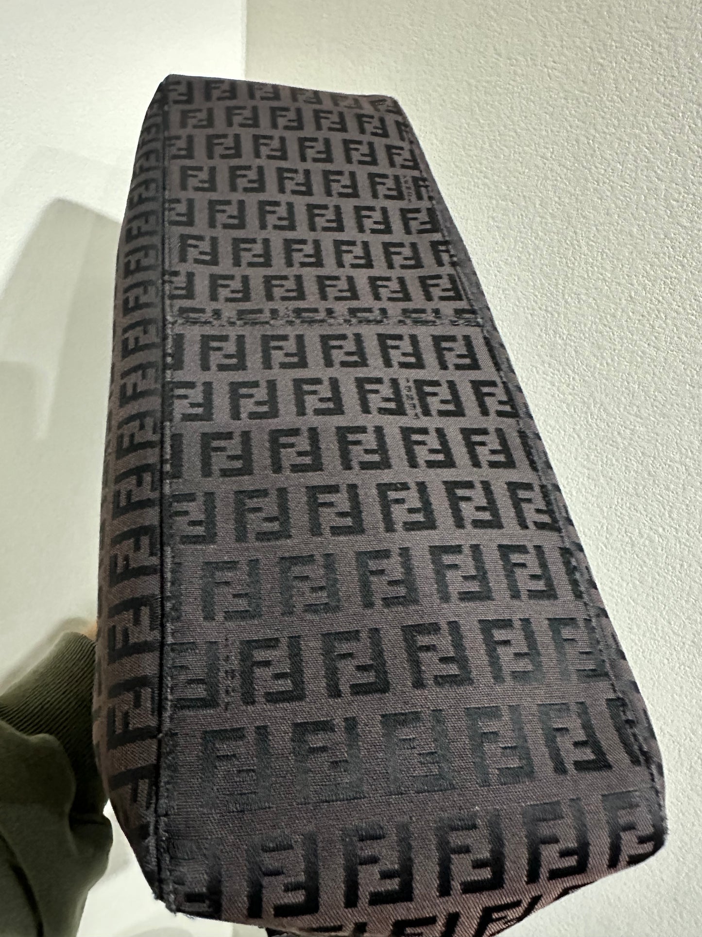 Fendi Brown Zucchino Canvas tote bag