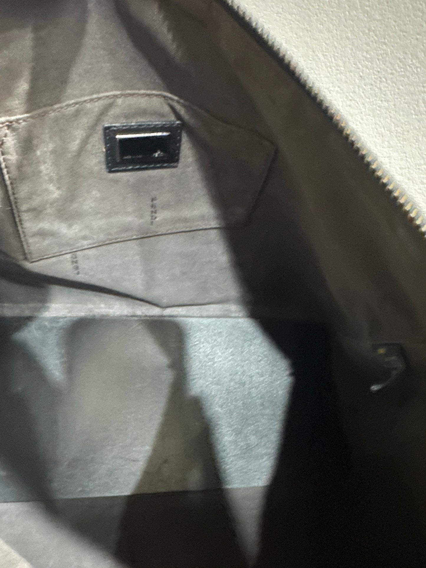 Fendi Brown Zucchino Canvas tote bag