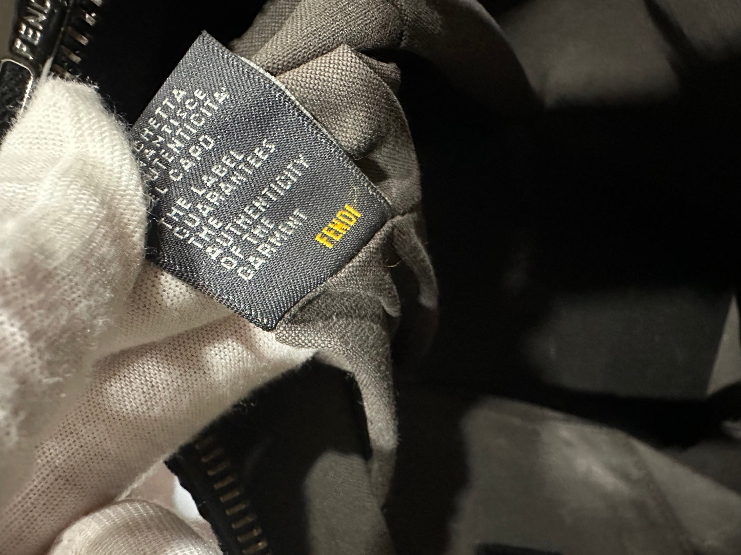Fendi Brown Zucchino Canvas tote bag