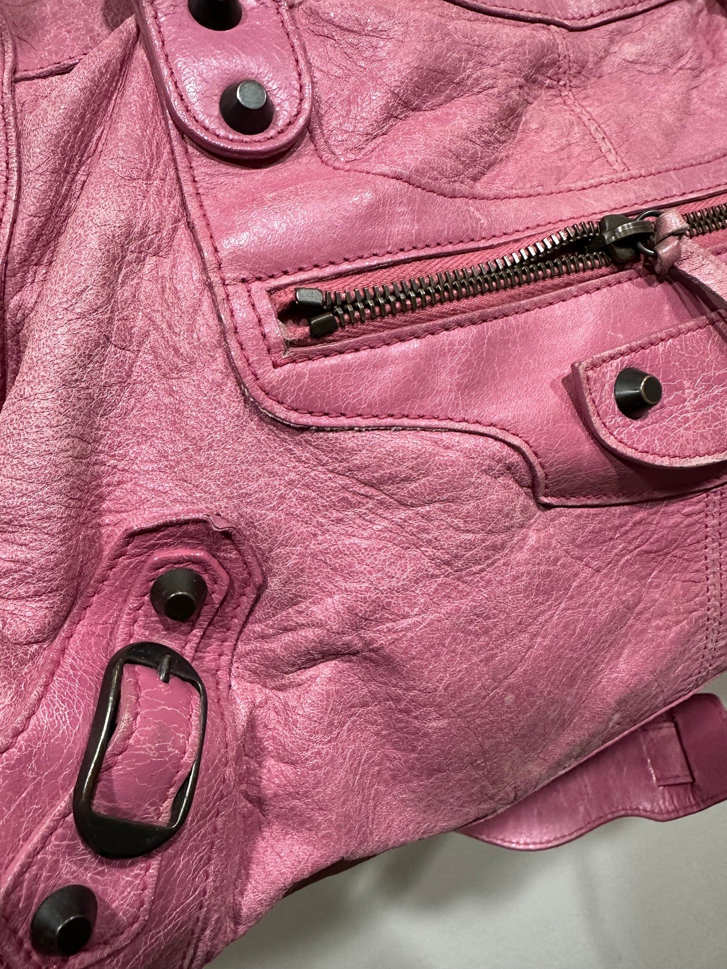 Balenciaga city bag pink Large