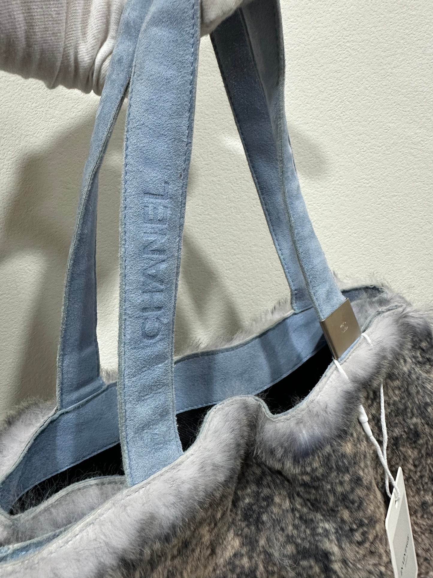CHANEL Rabbit Fur tote bag