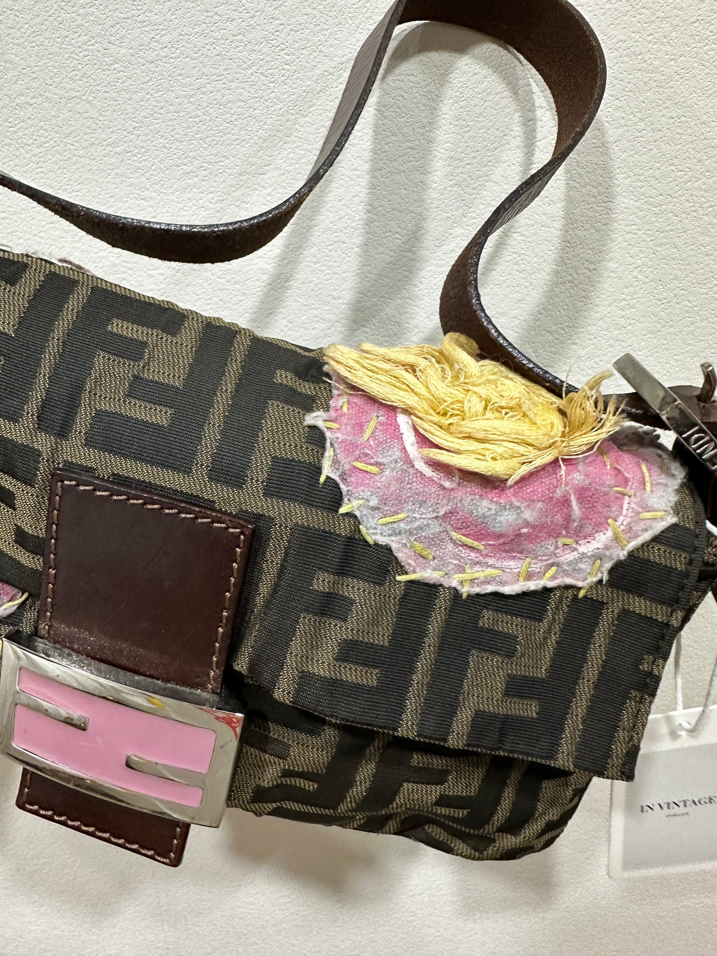 Fendi Mamma Baguette Floral Embroidery Edition