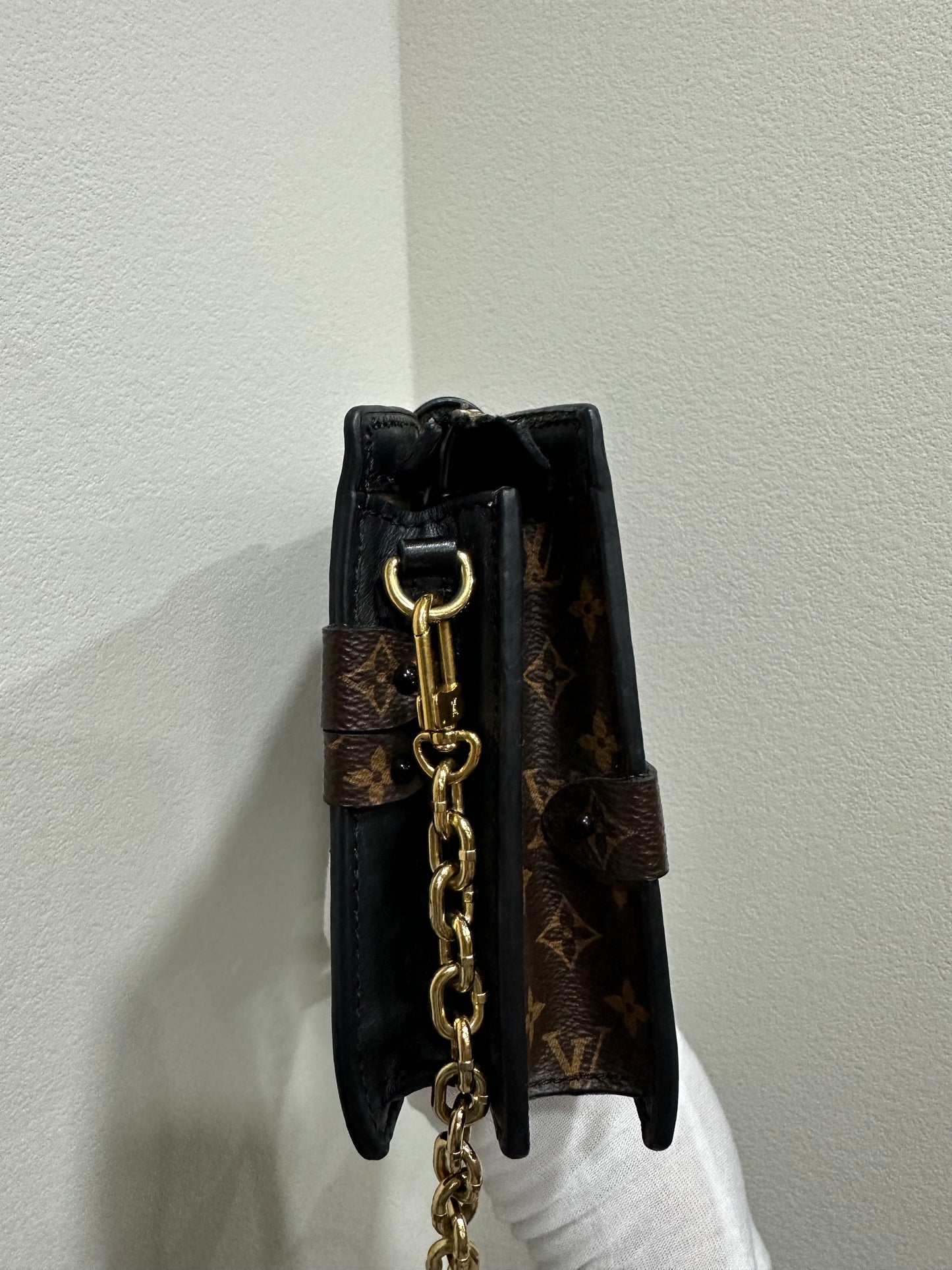 Louis Vuitton Trunk Clutch in Monogram Reverse