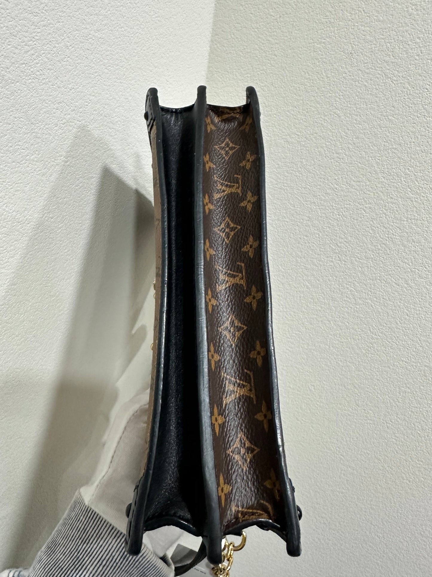 Louis Vuitton Trunk Clutch in Monogram Reverse