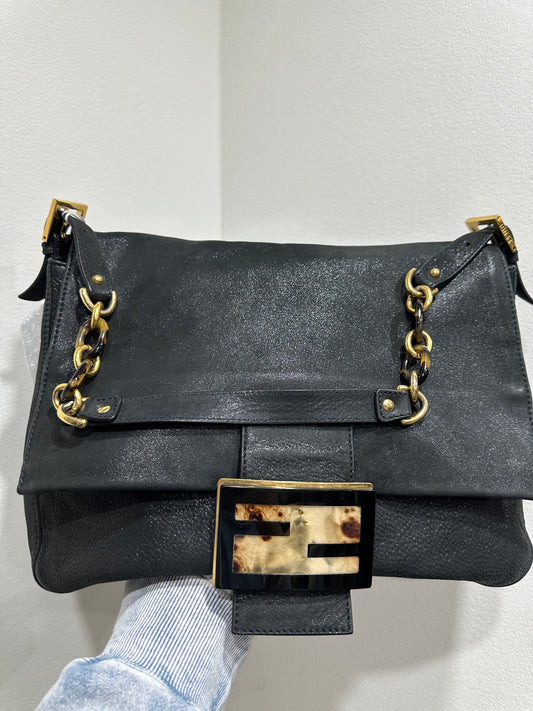 Fendi big Mamma Baguette leather