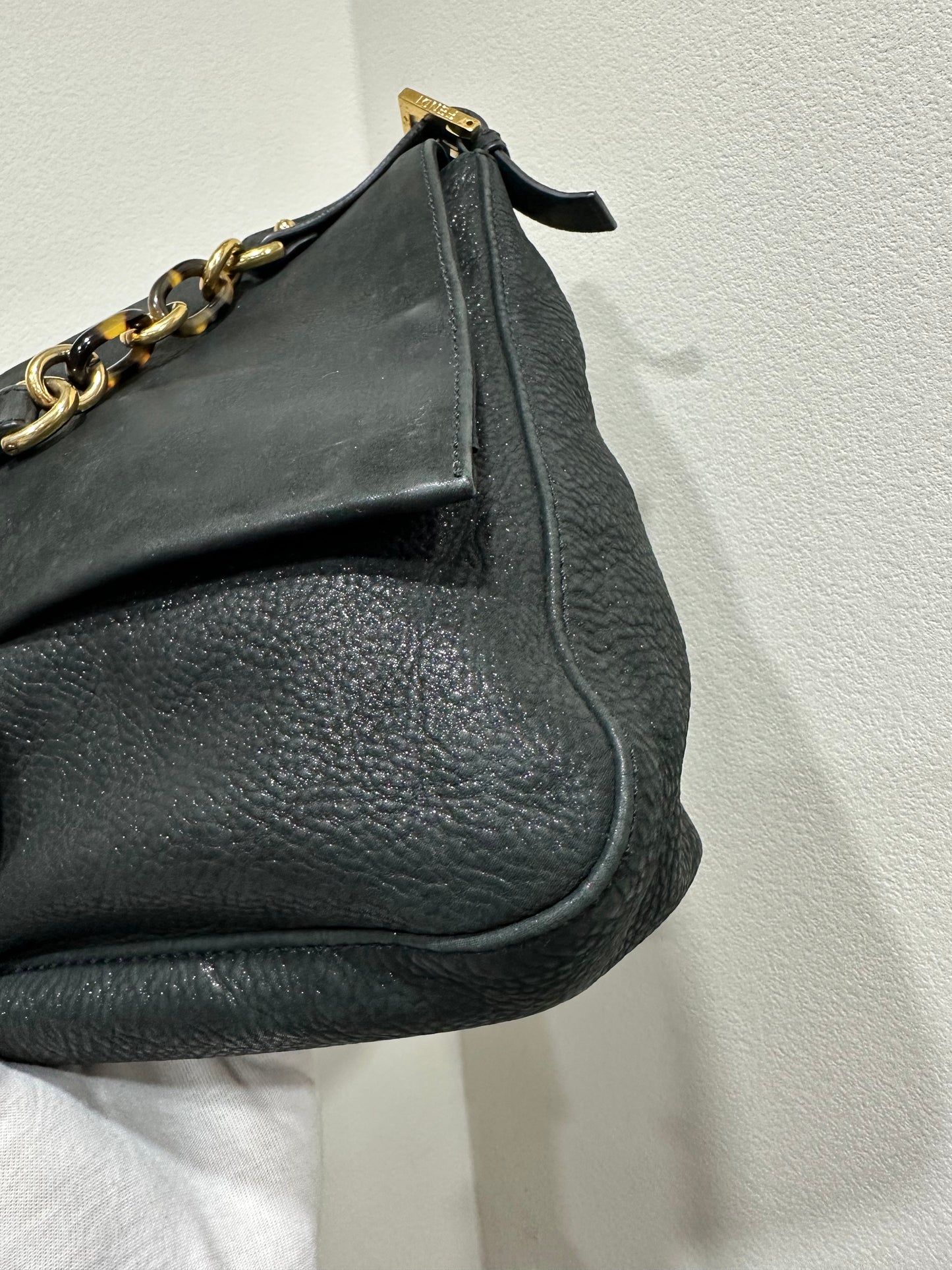 Fendi big Mamma Baguette leather