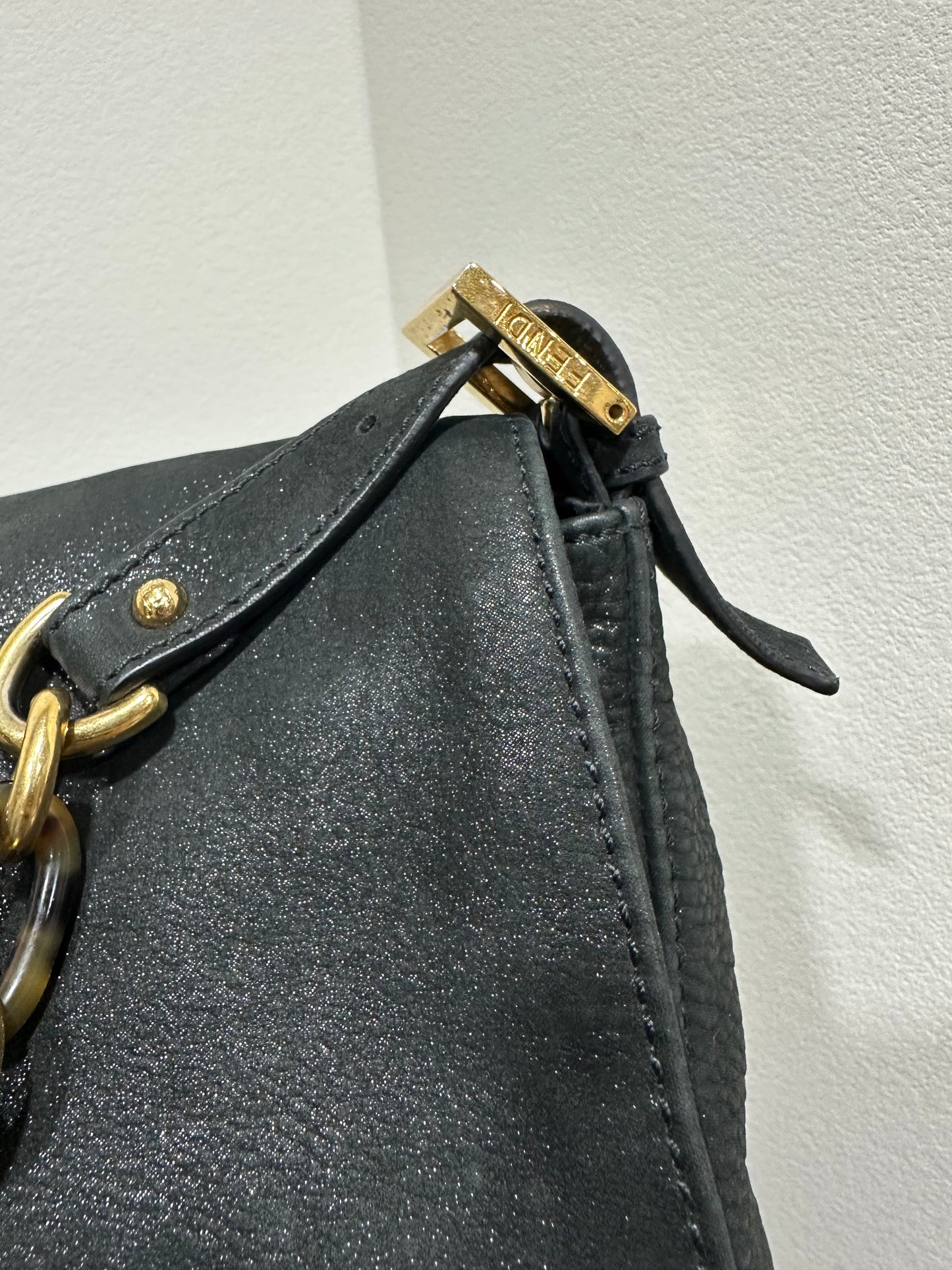 Fendi big Mamma Baguette leather