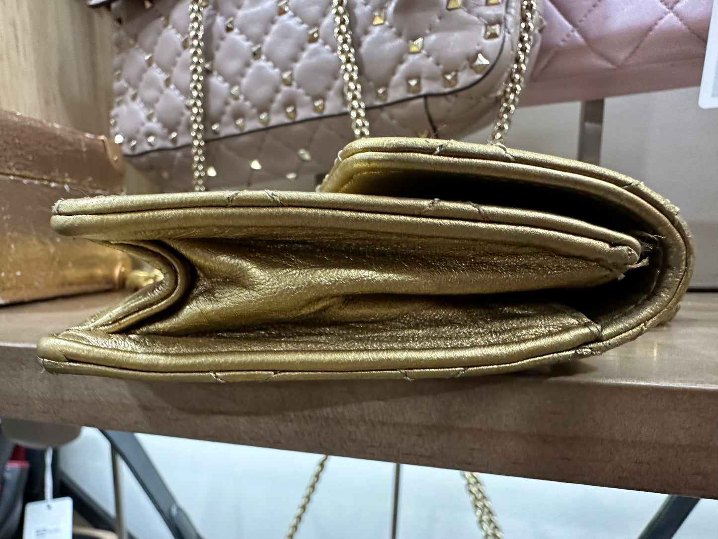 Chanel mini shoulder bag 24K gold 1989〜1991
