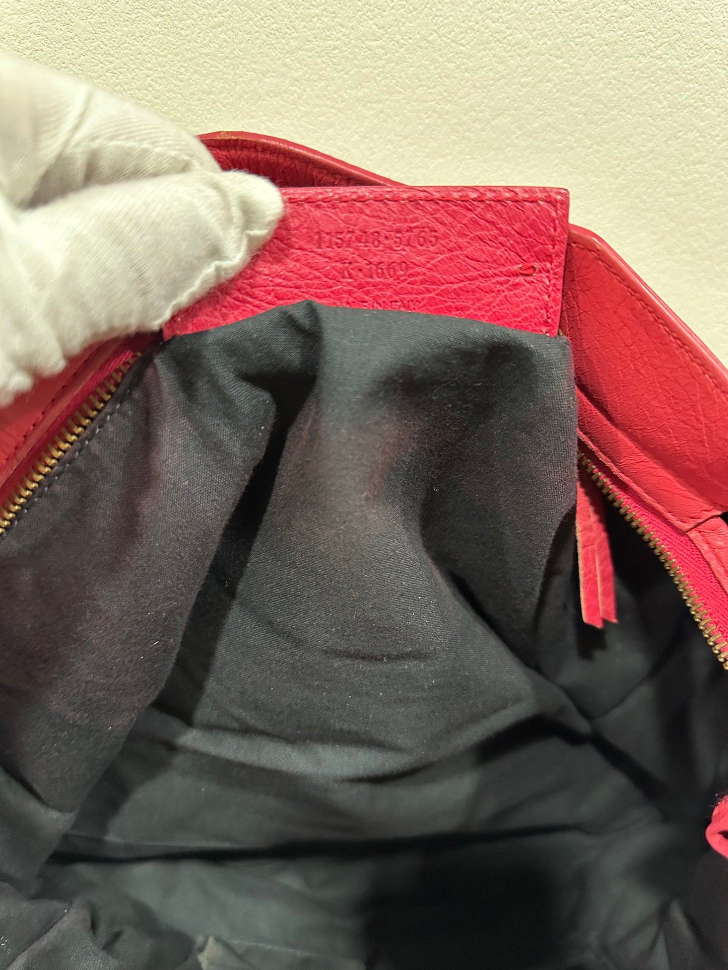 Balenciaga city bag red