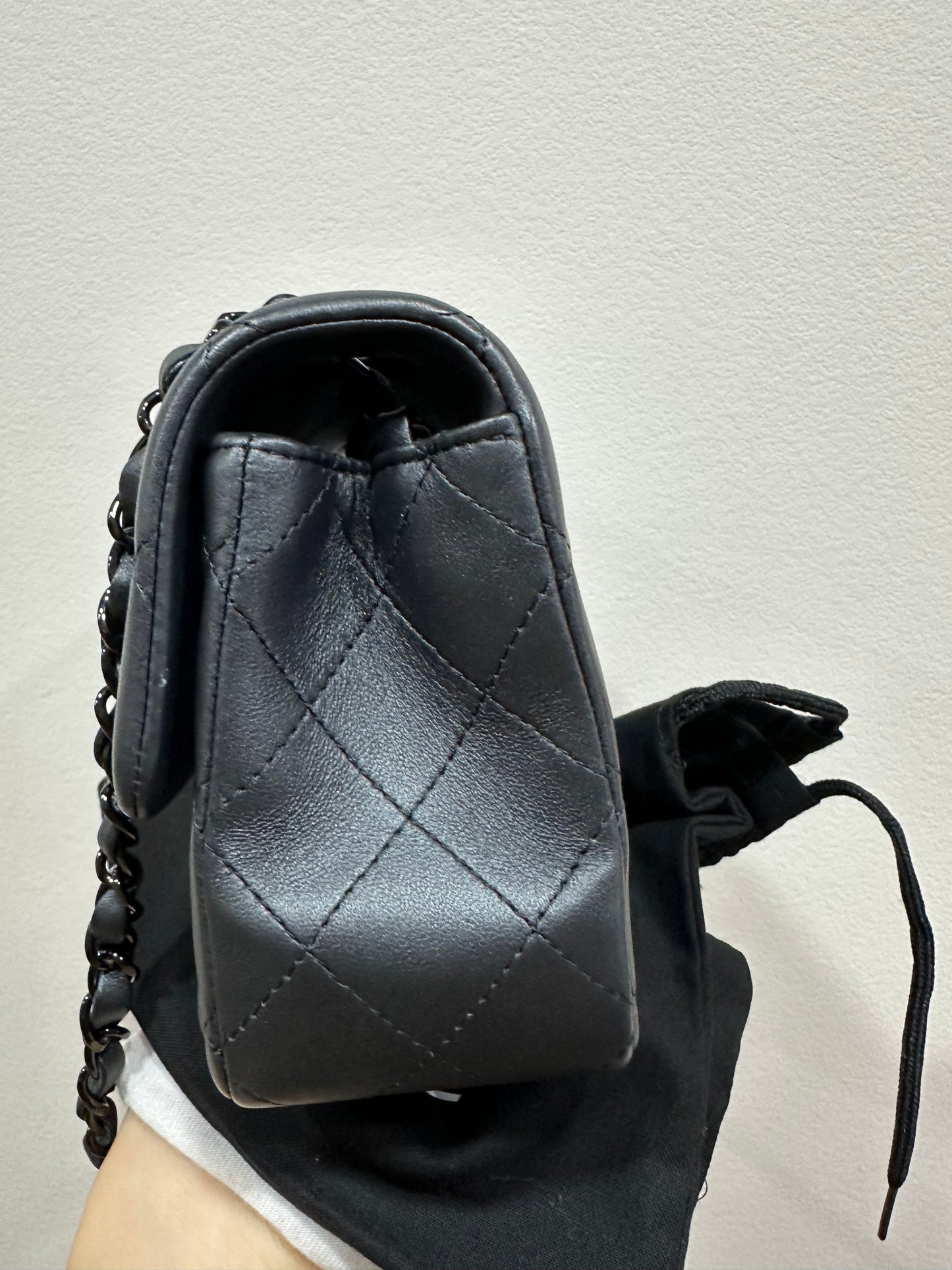 Chanel Mini Classic Flap bag in So Black