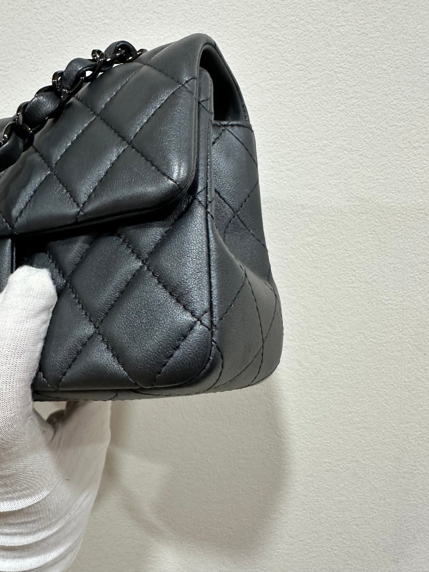 Chanel Mini Classic Flap bag in So Black