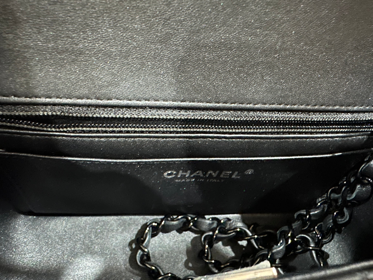 Chanel Mini Classic Flap bag in So Black
