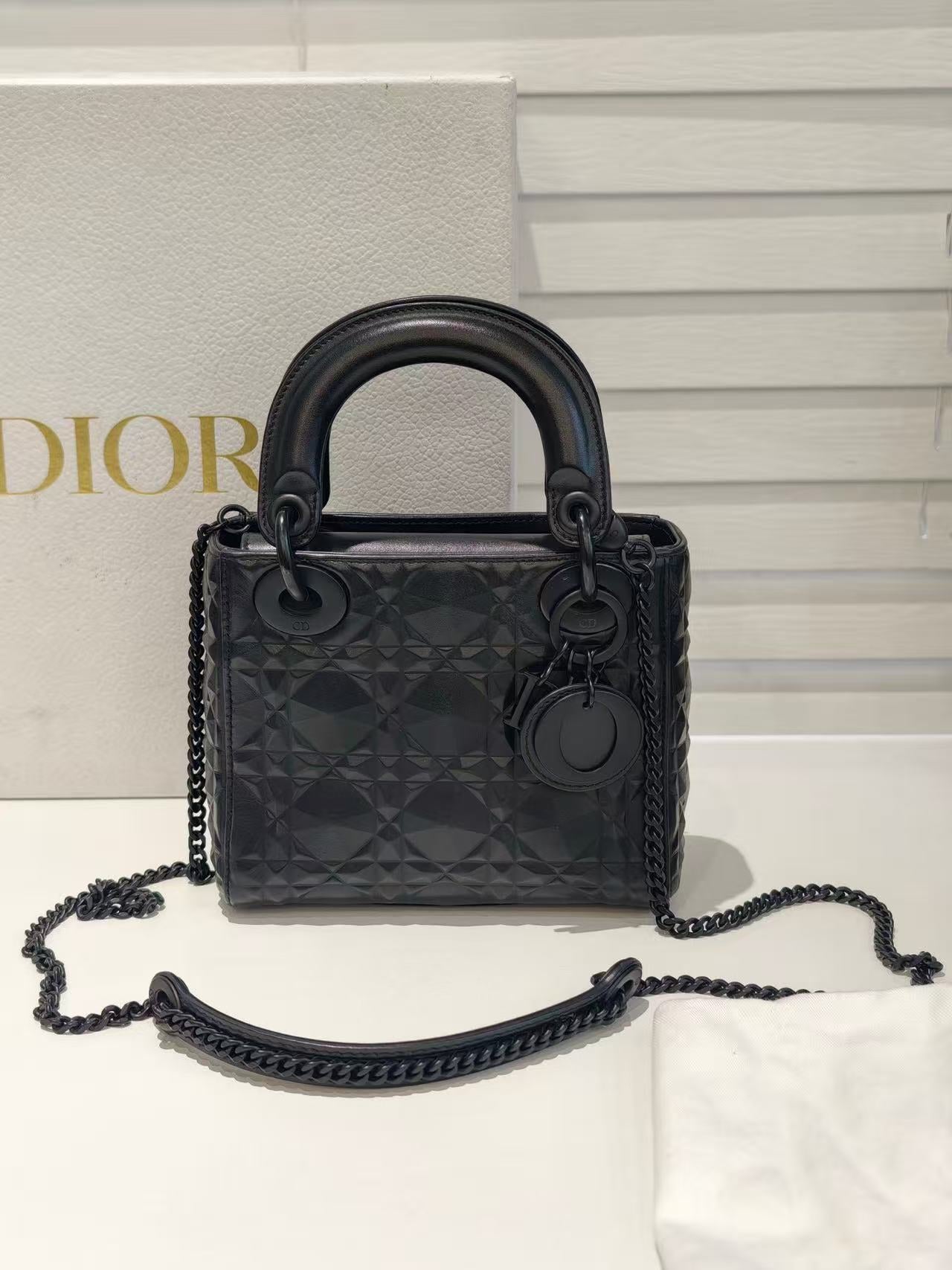 Christian Dior Lady Dior mini Black