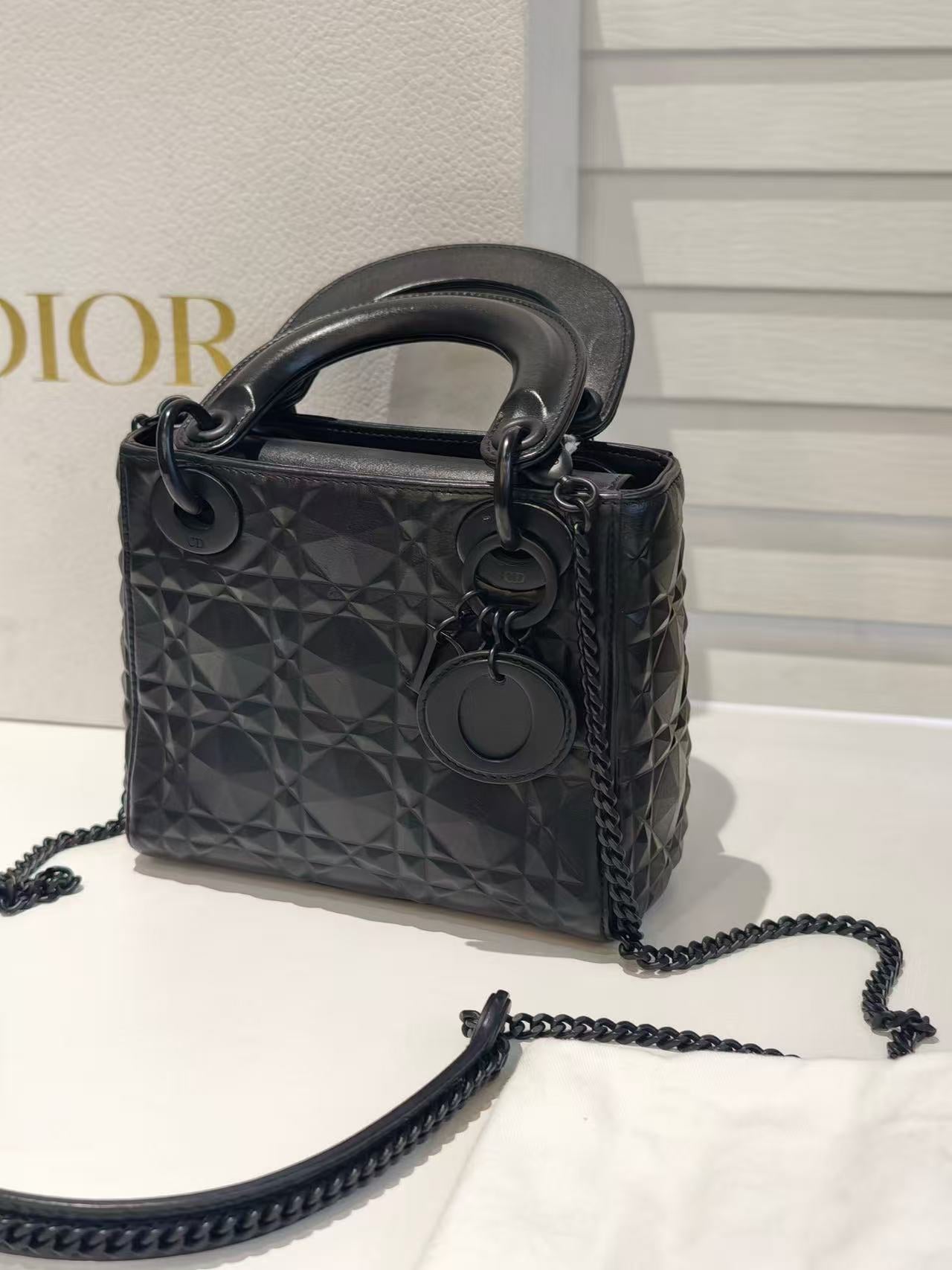 Christian Dior Lady Dior mini Black