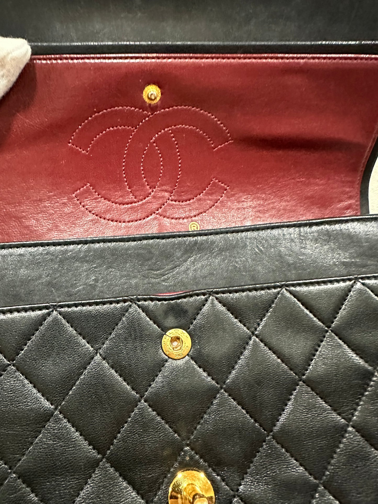 Chanel timeless double flap 25