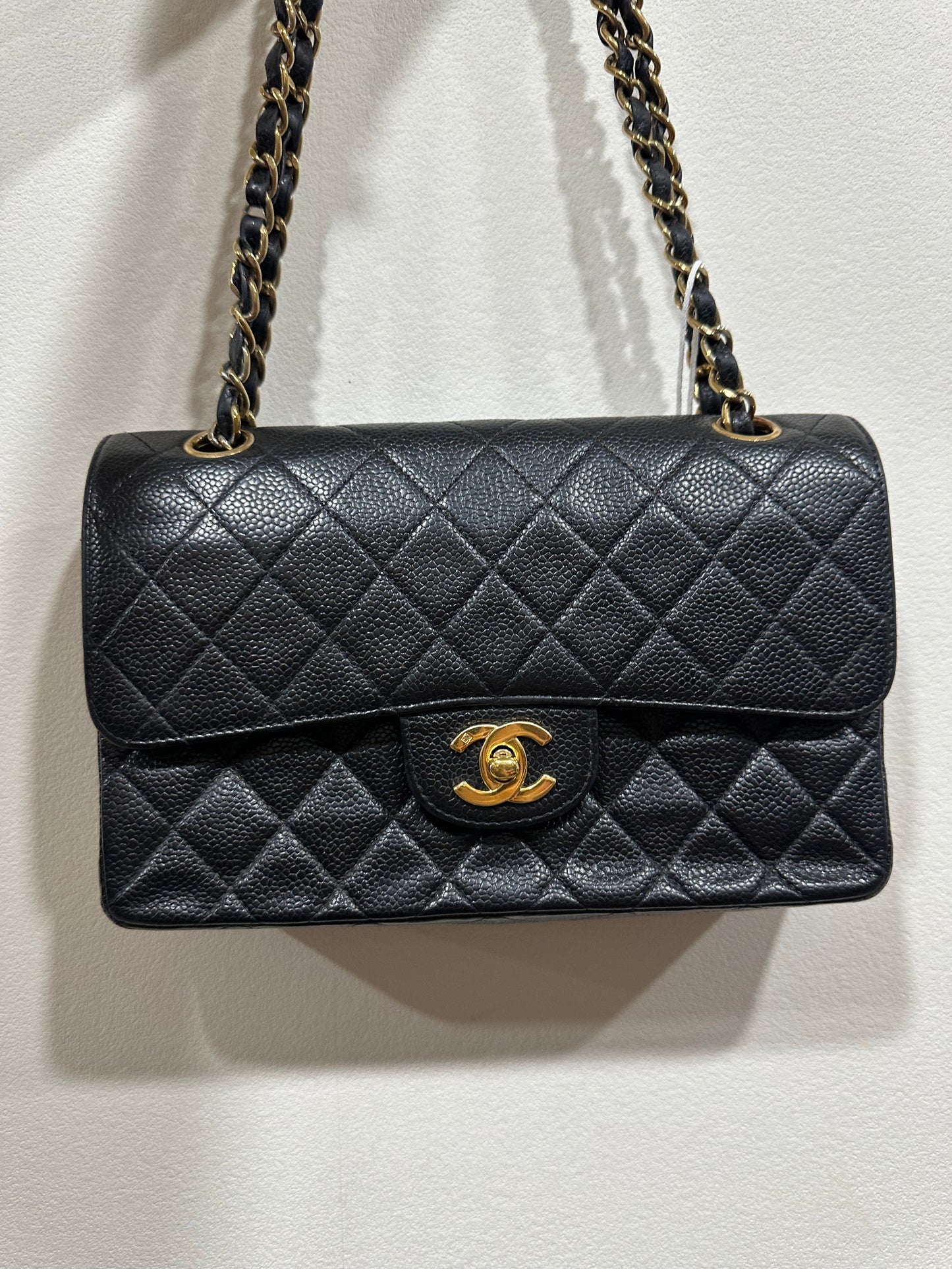 Chanel caviar timeless double flap 23