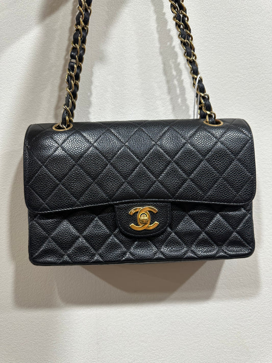 Chanel caviar timeless double flap 23