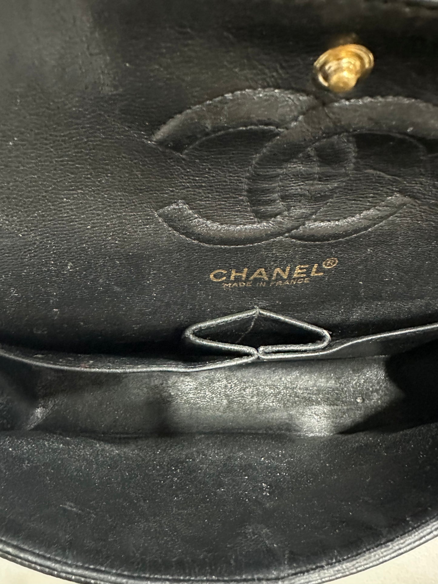 Chanel caviar timeless double flap 23