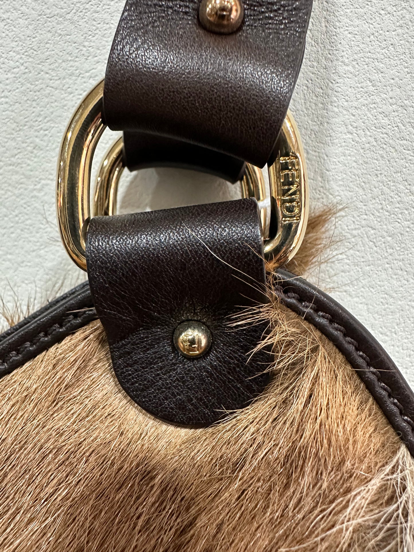 Fendi Shoulder/Handbag Ponyhair